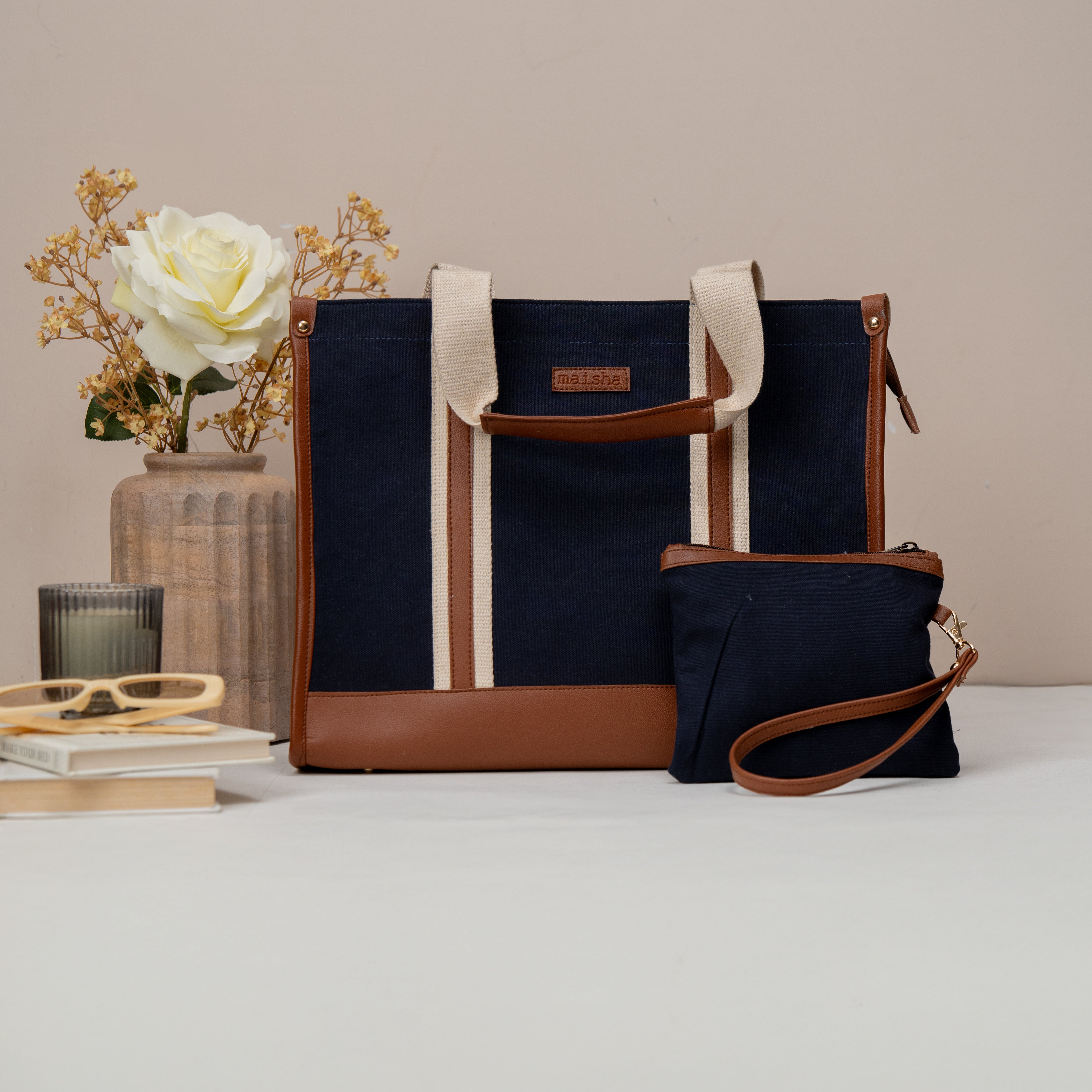 Ink Canvas Office Tote Bag