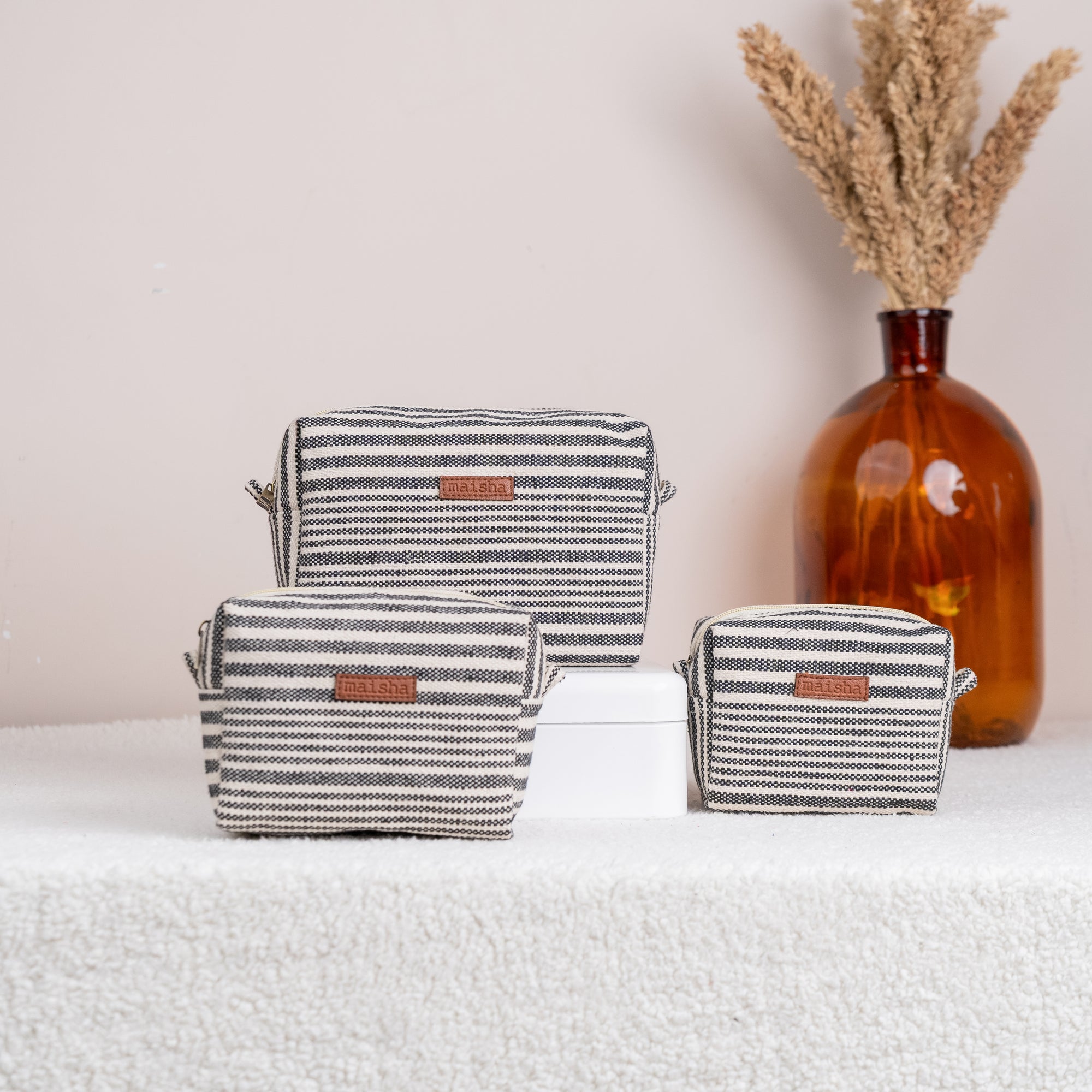Classic Stripes Essential Pouch (Set of 3)