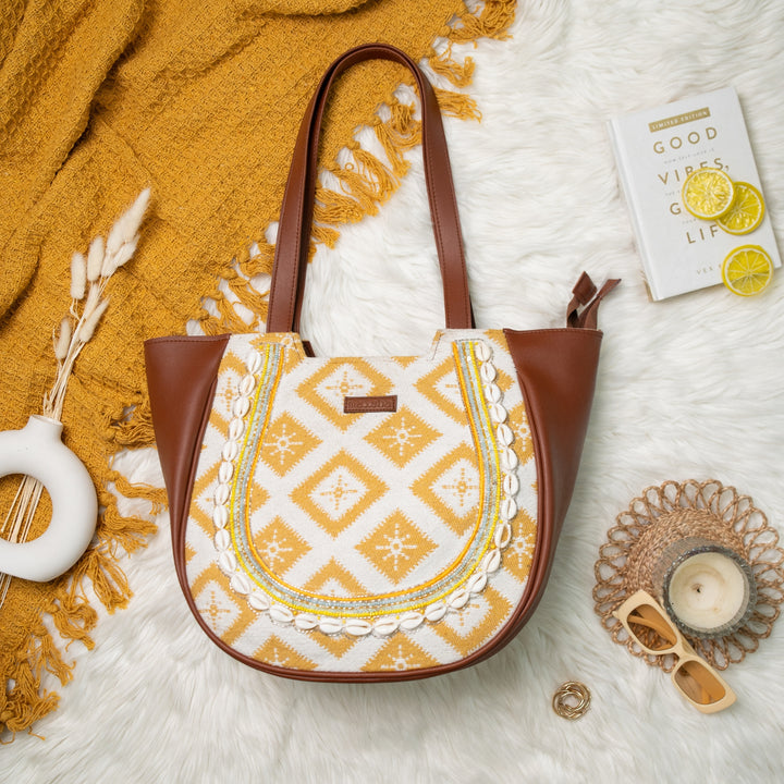 Sunny Side-up Crescent Bag