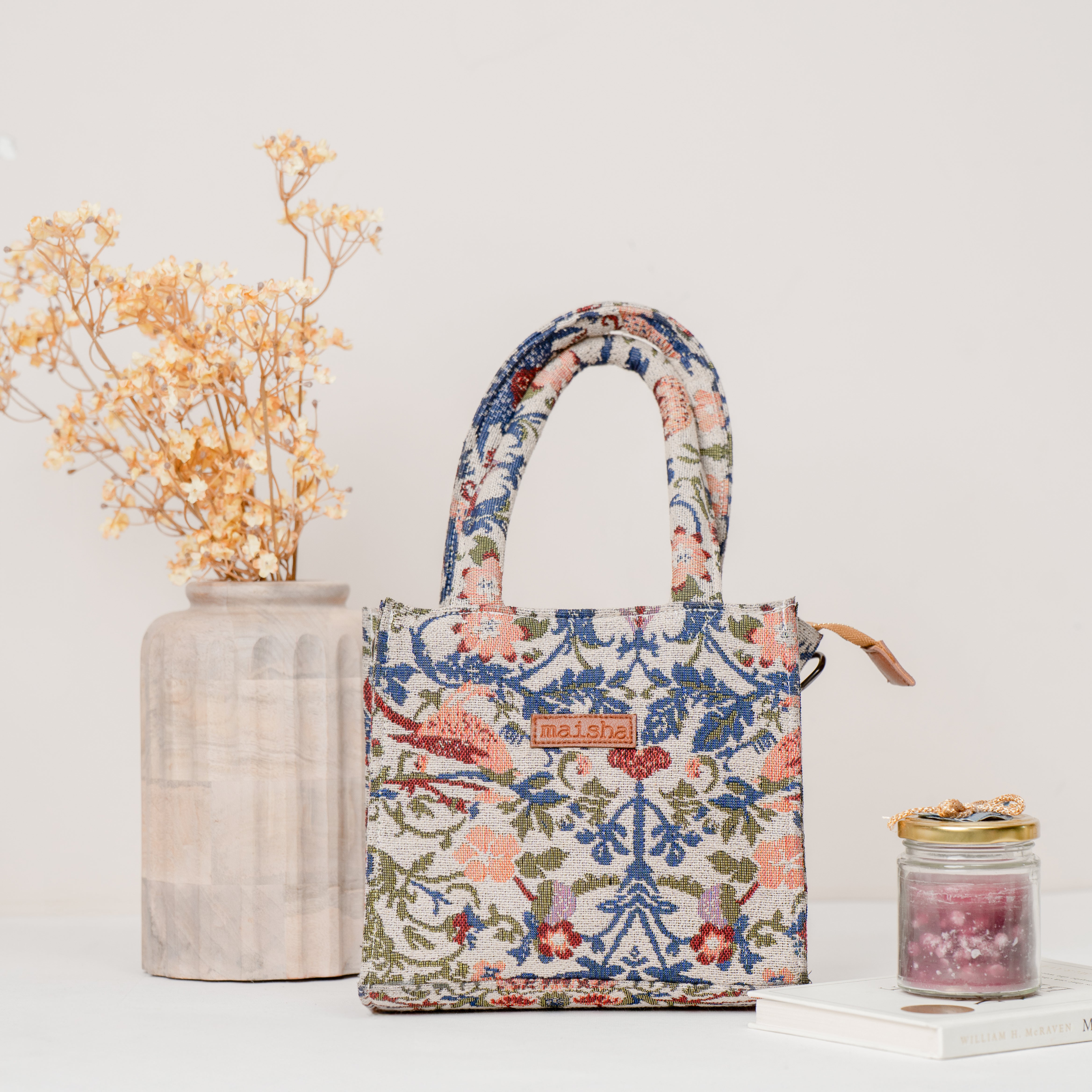 Sundown Bloom Small Box Bag (SMALL)