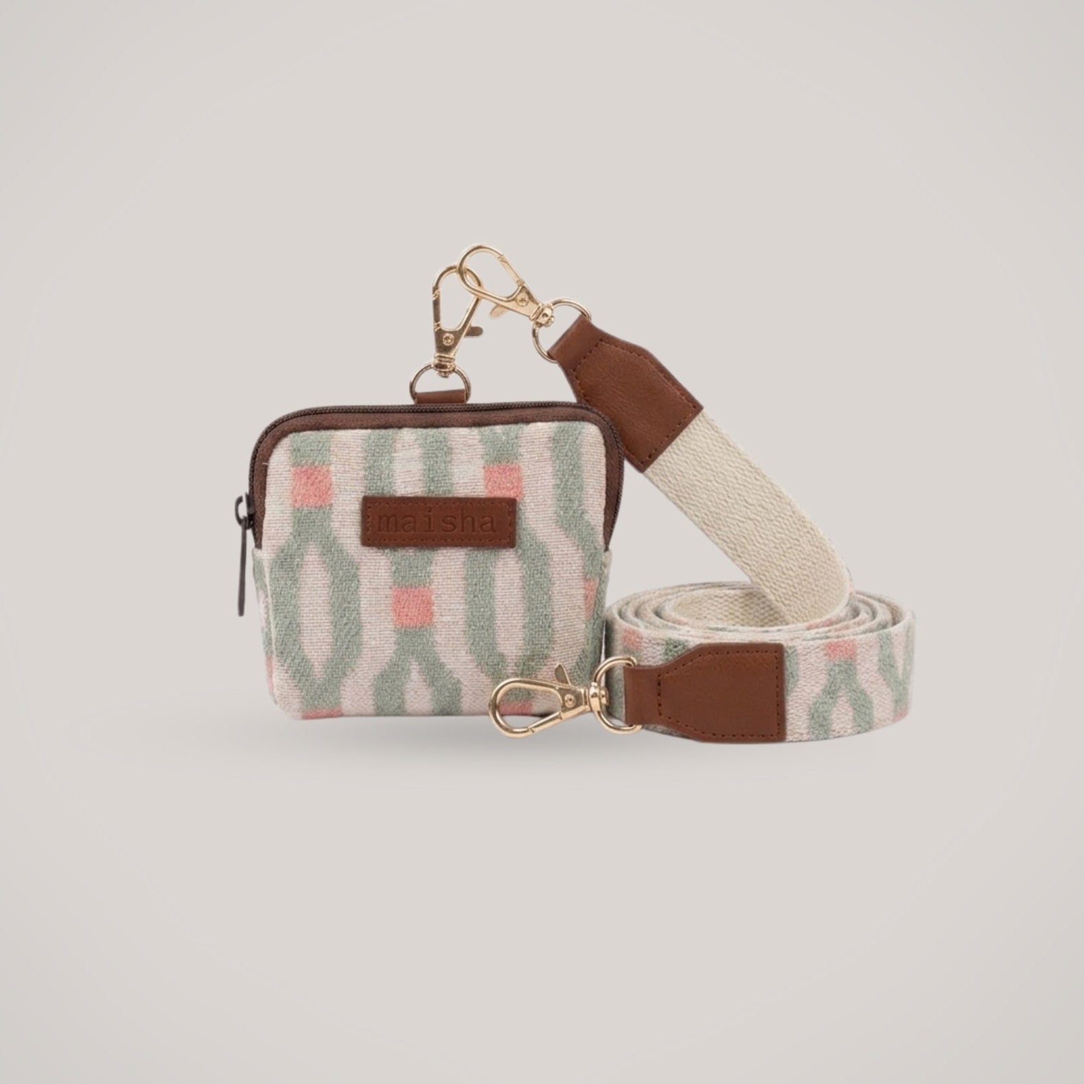 Sage Weave Mobile Belt & Coin Purse