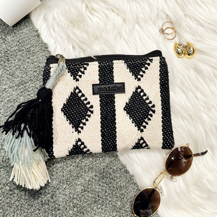 Monochrome Charm Mini Pouch