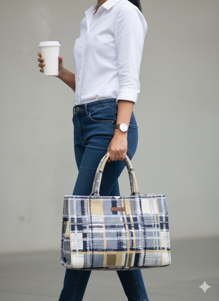 Denim Dusk Box Bag (Large)