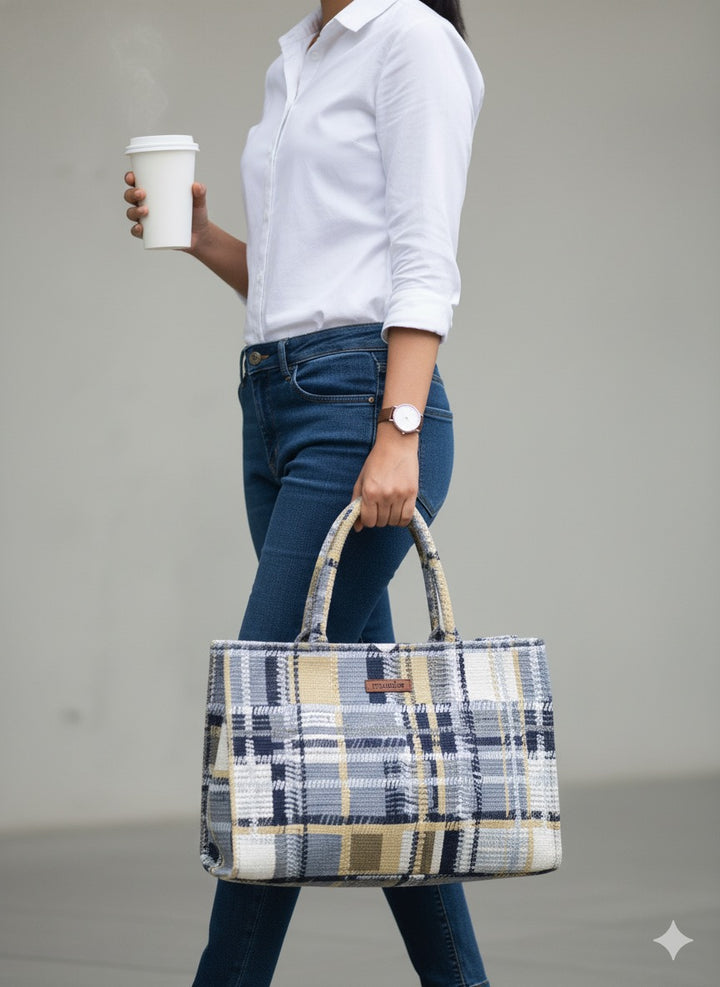 Denim Dusk Box Bag (Large)