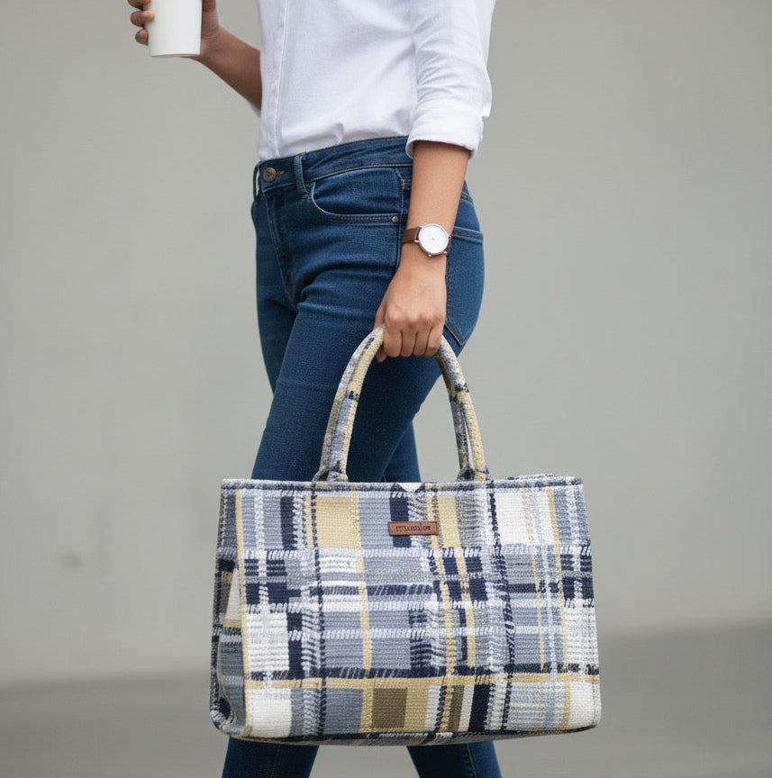 Denim Dusk Box Bag (Large)