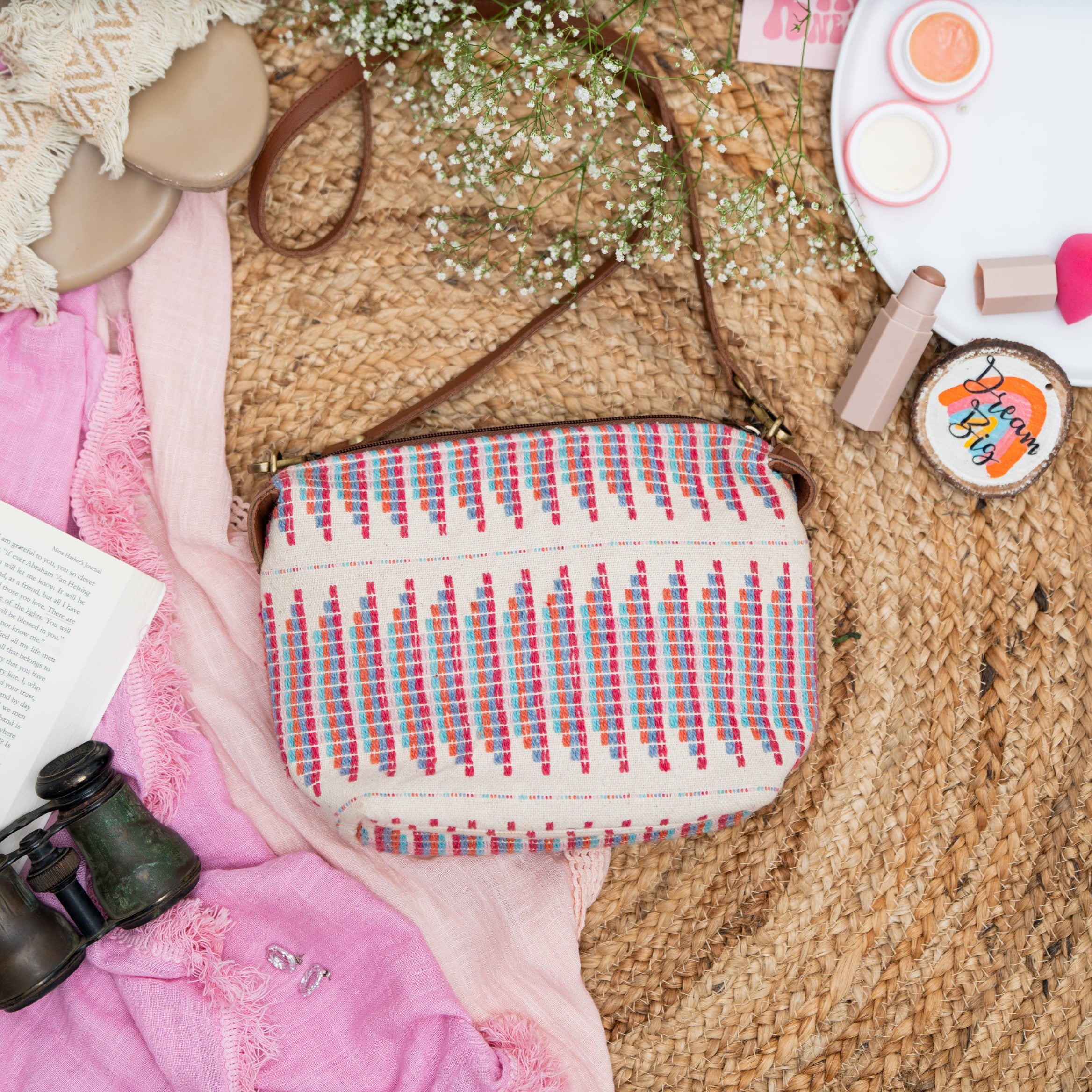 Pastel Bliss Pouch / Sling Bag