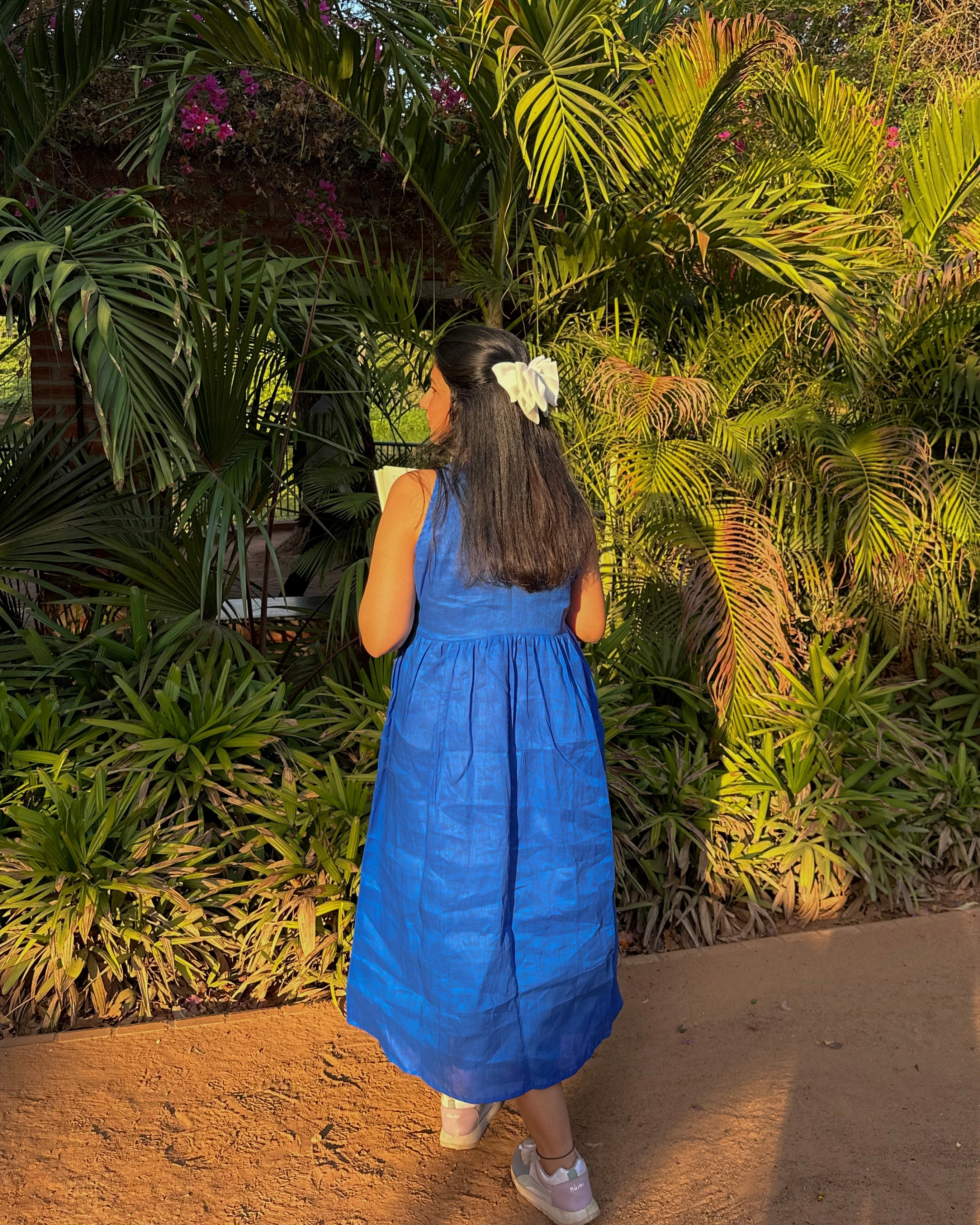 Royal Orchid - Linen Dress