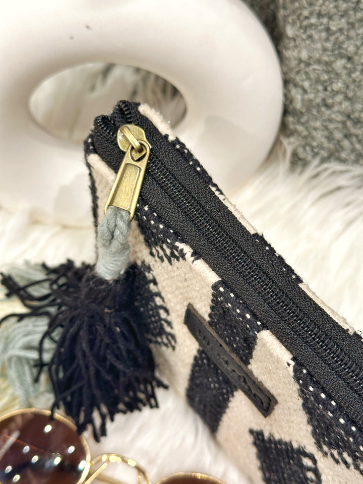 Monochrome Charm Mini Pouch