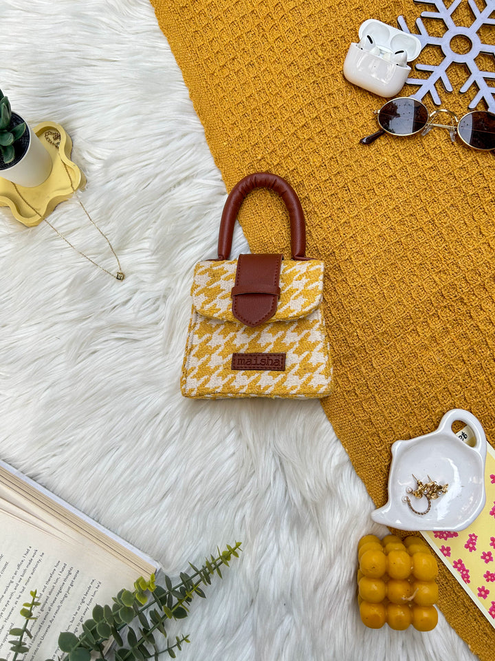 Golden Gleam Mini Box Bag