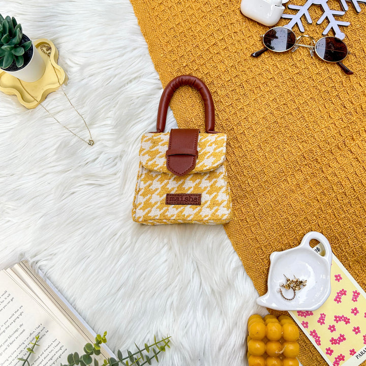 Golden Gleam Mini Box Bag