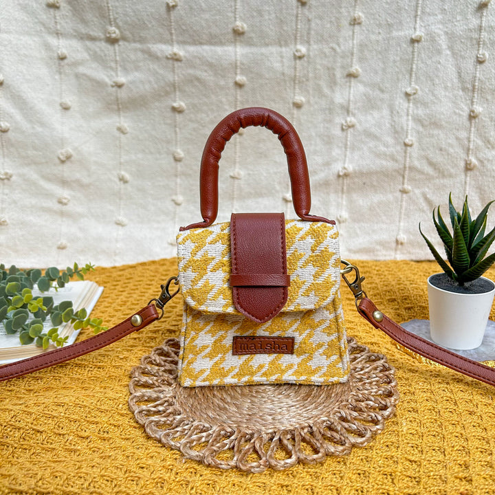 Golden Gleam Mini Box Bag