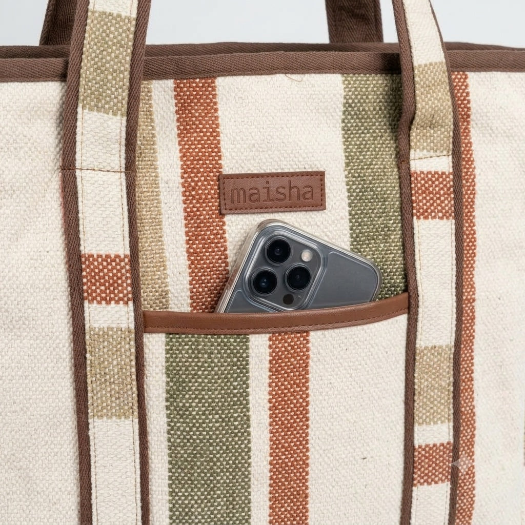 Vintage Brown Everyday Tote