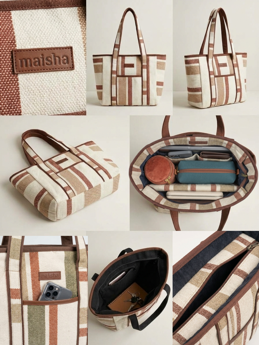 Vintage Brown Everyday Tote