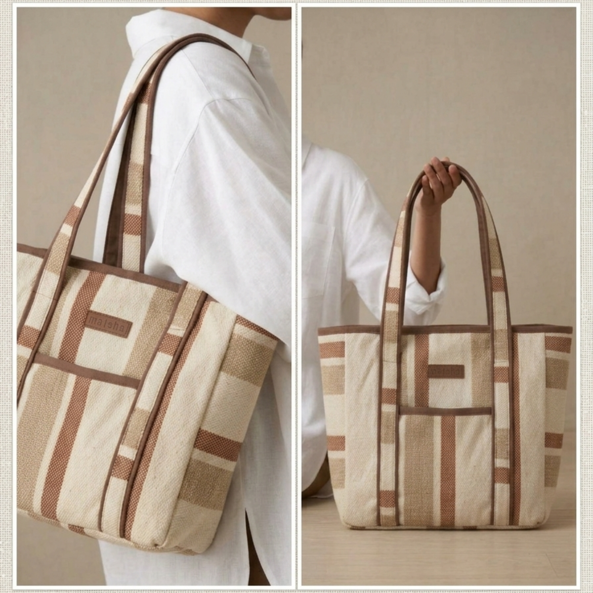 Vintage Brown Everyday Tote