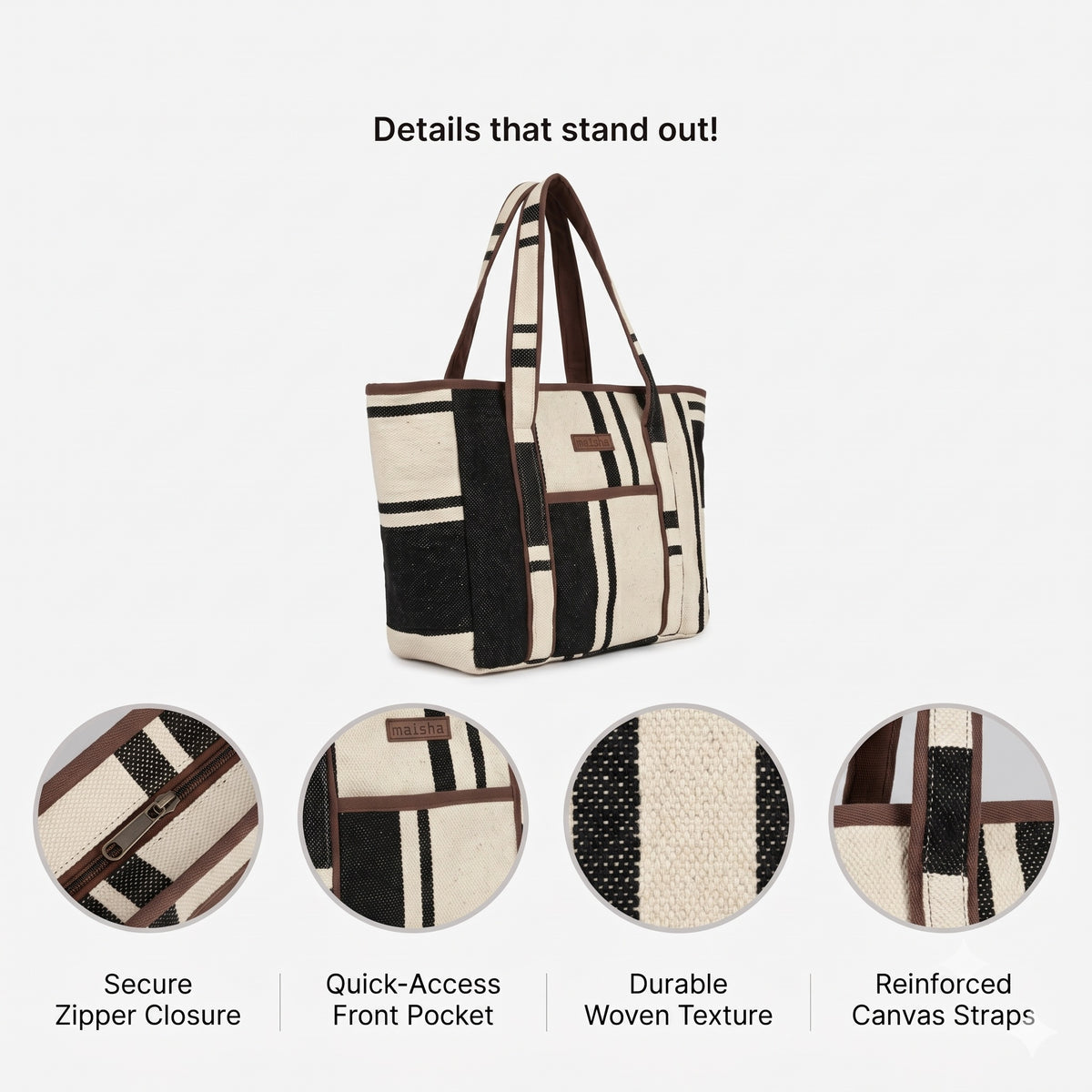 Monochrome Everyday Tote