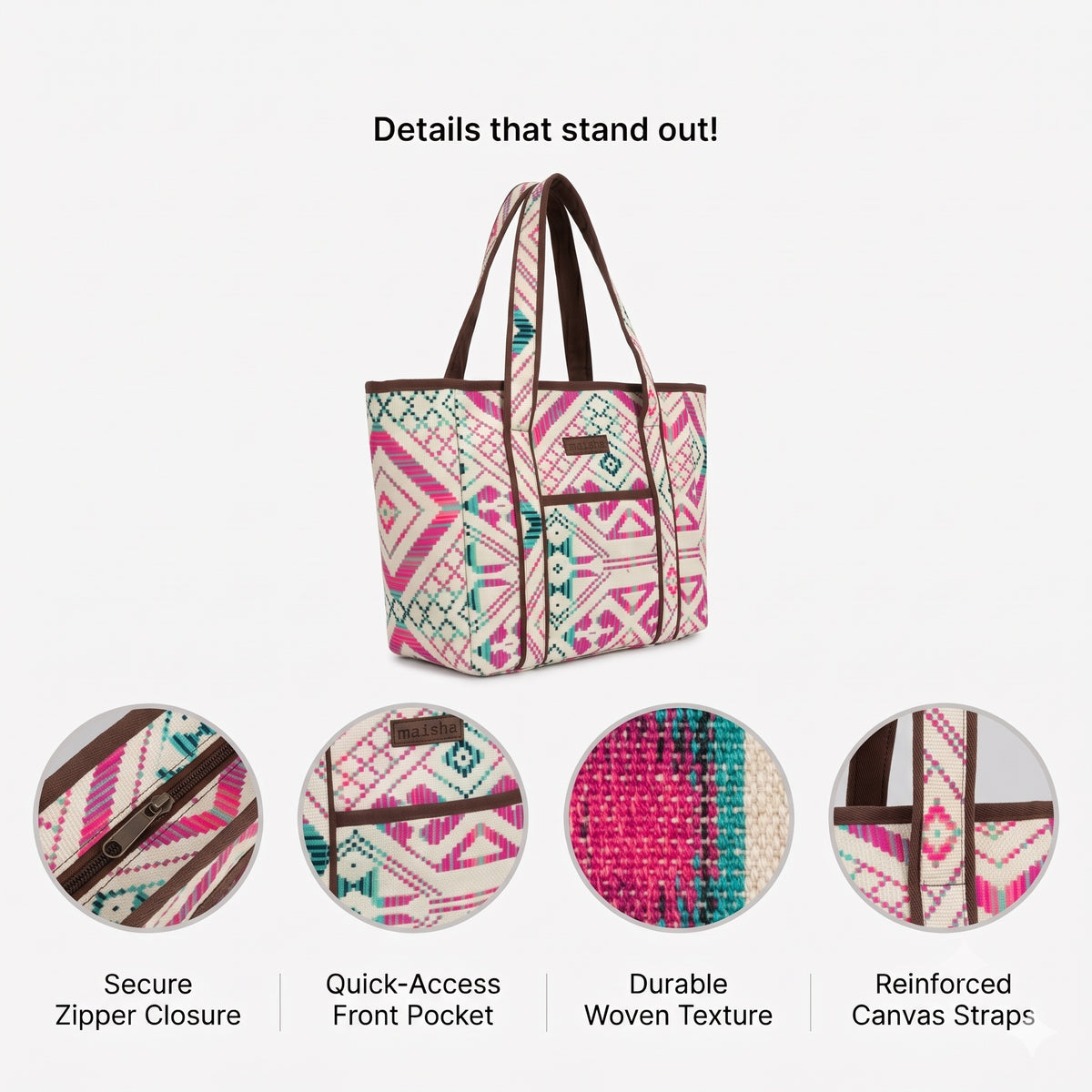 Wildberry Weave Everyday Tote