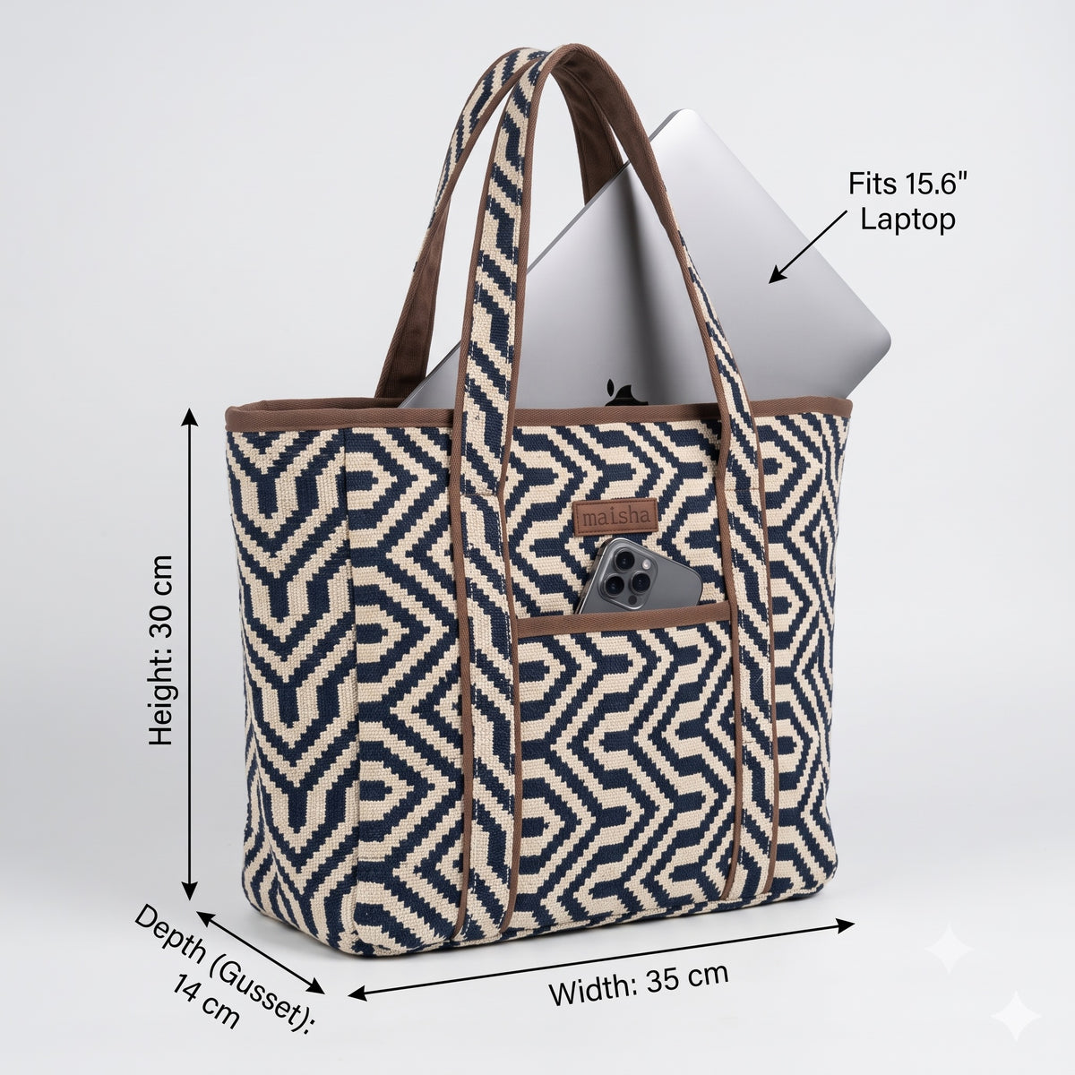 Midnight Shockwave Everyday Tote