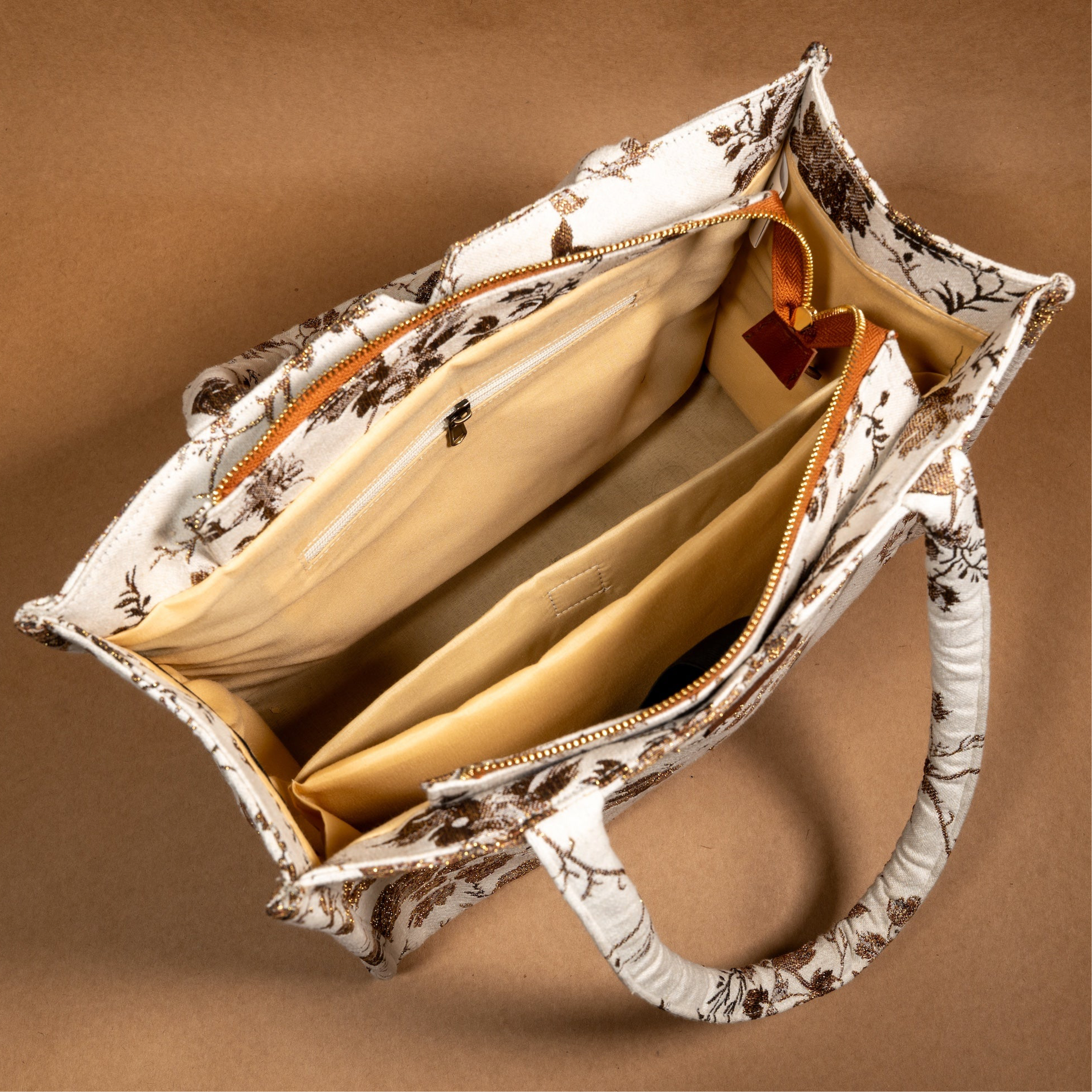 Golden Bloom Box Bag (Large)