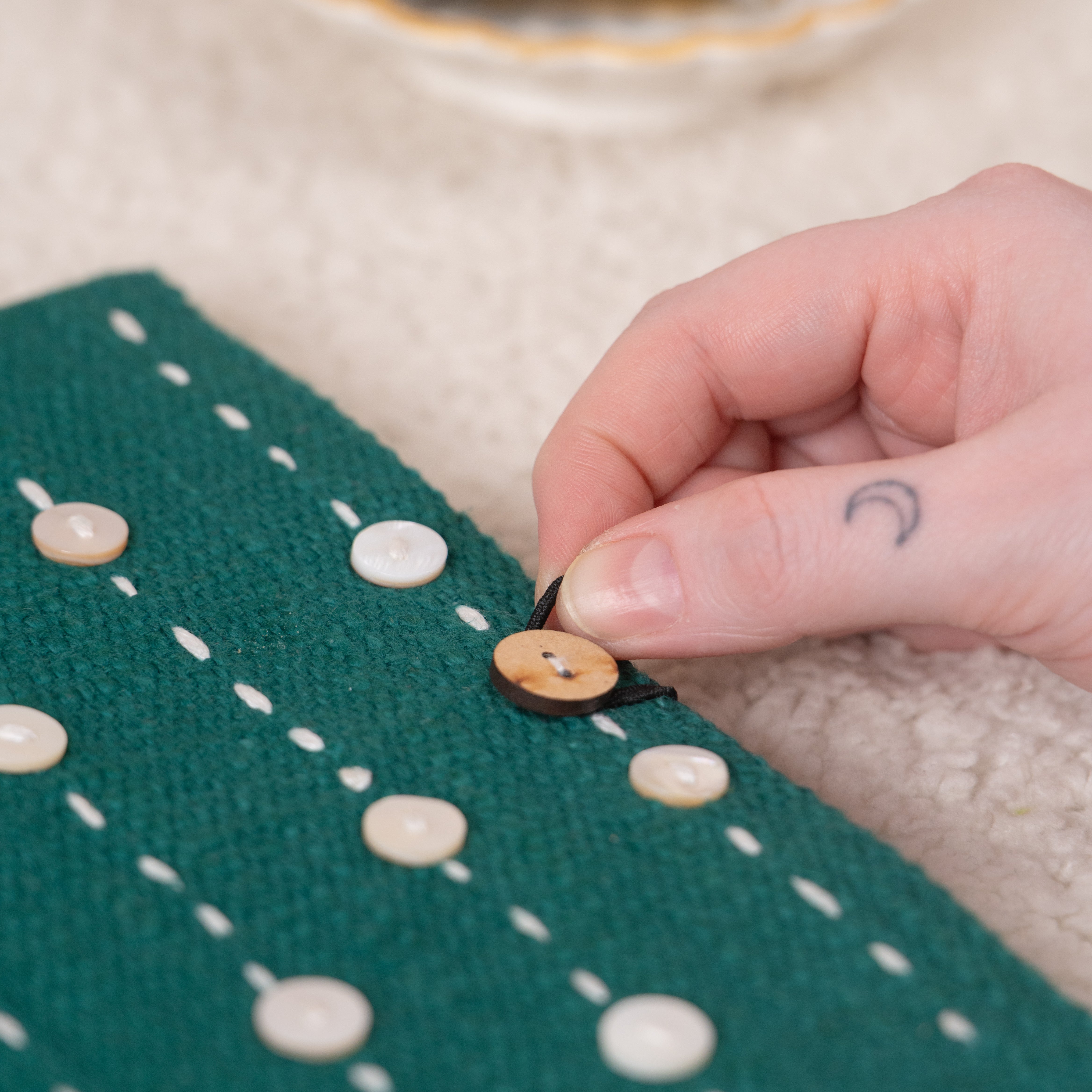 Teal Button Trail Diary