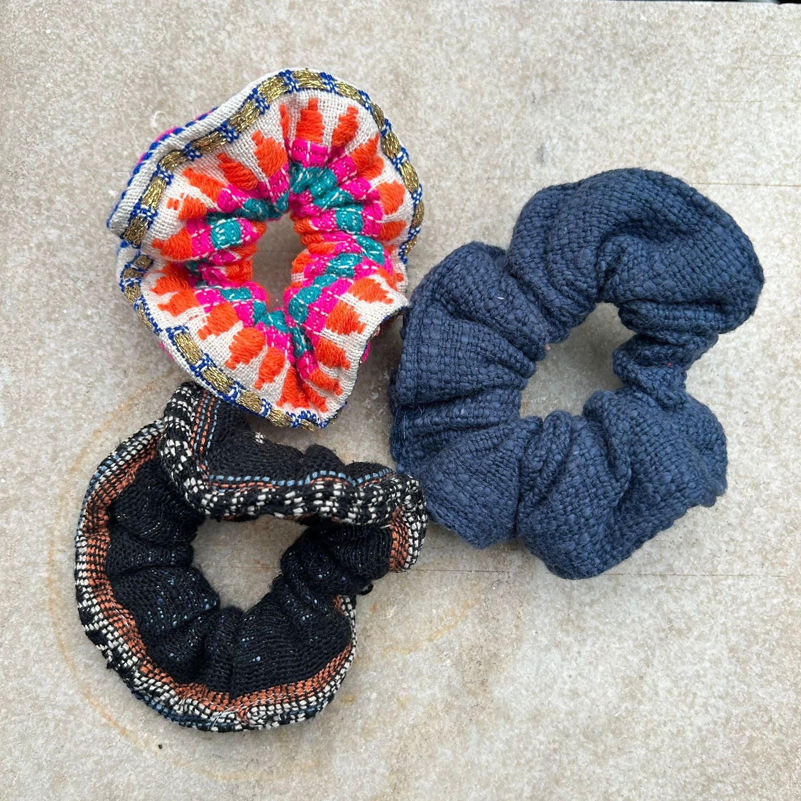 Neon Noir Scrunchie Combo