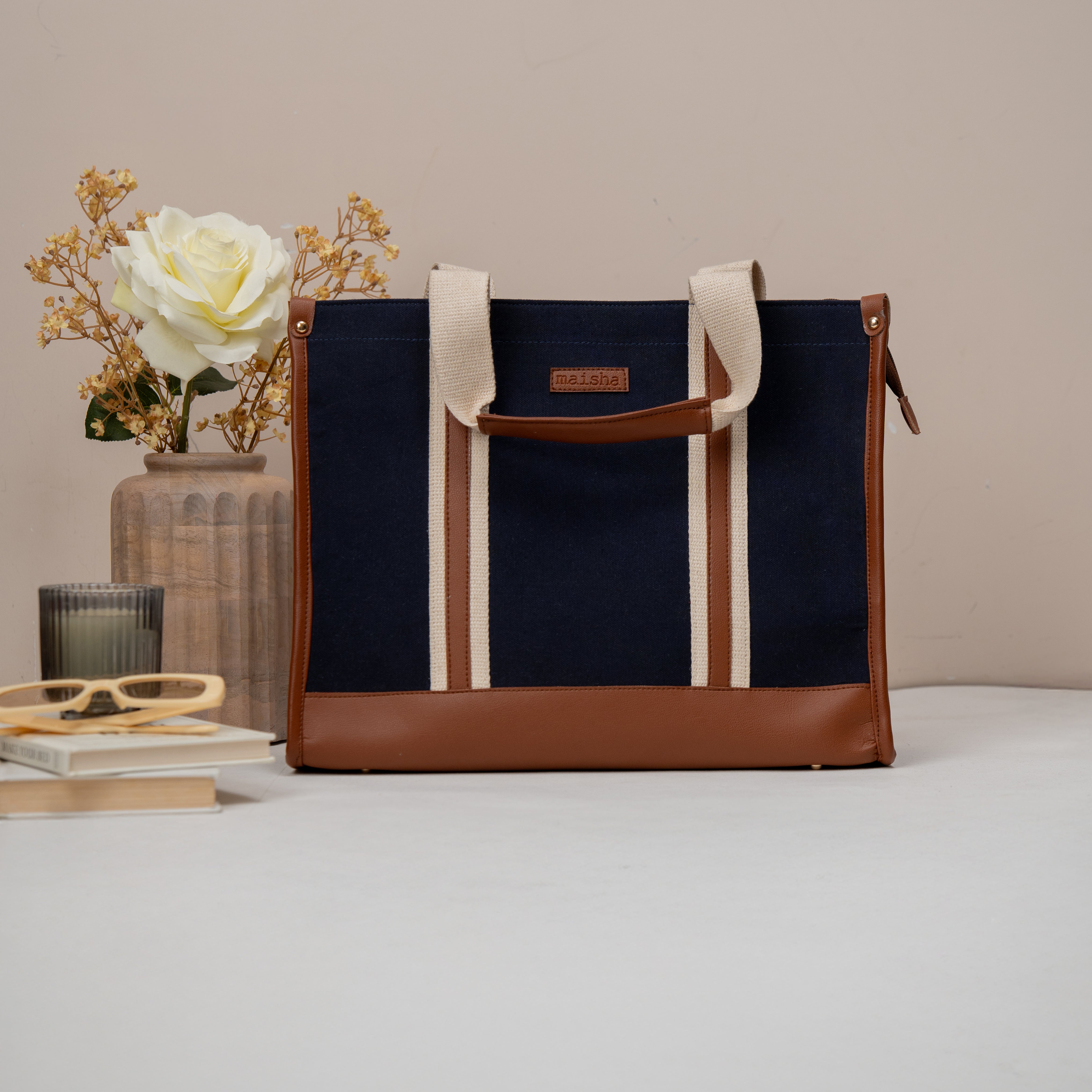 Ink Canvas Office Tote Bag