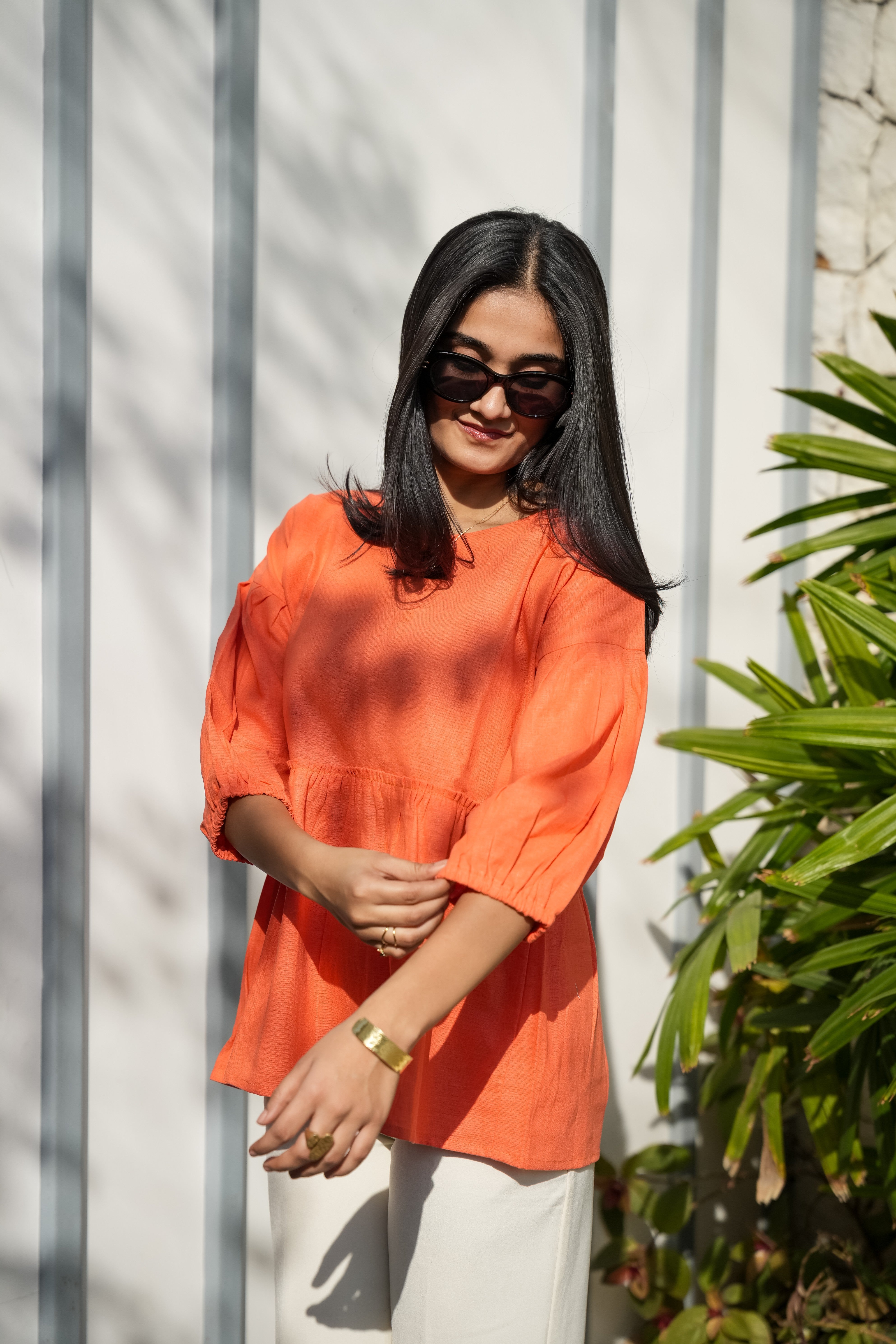 Saffron Serenity Top