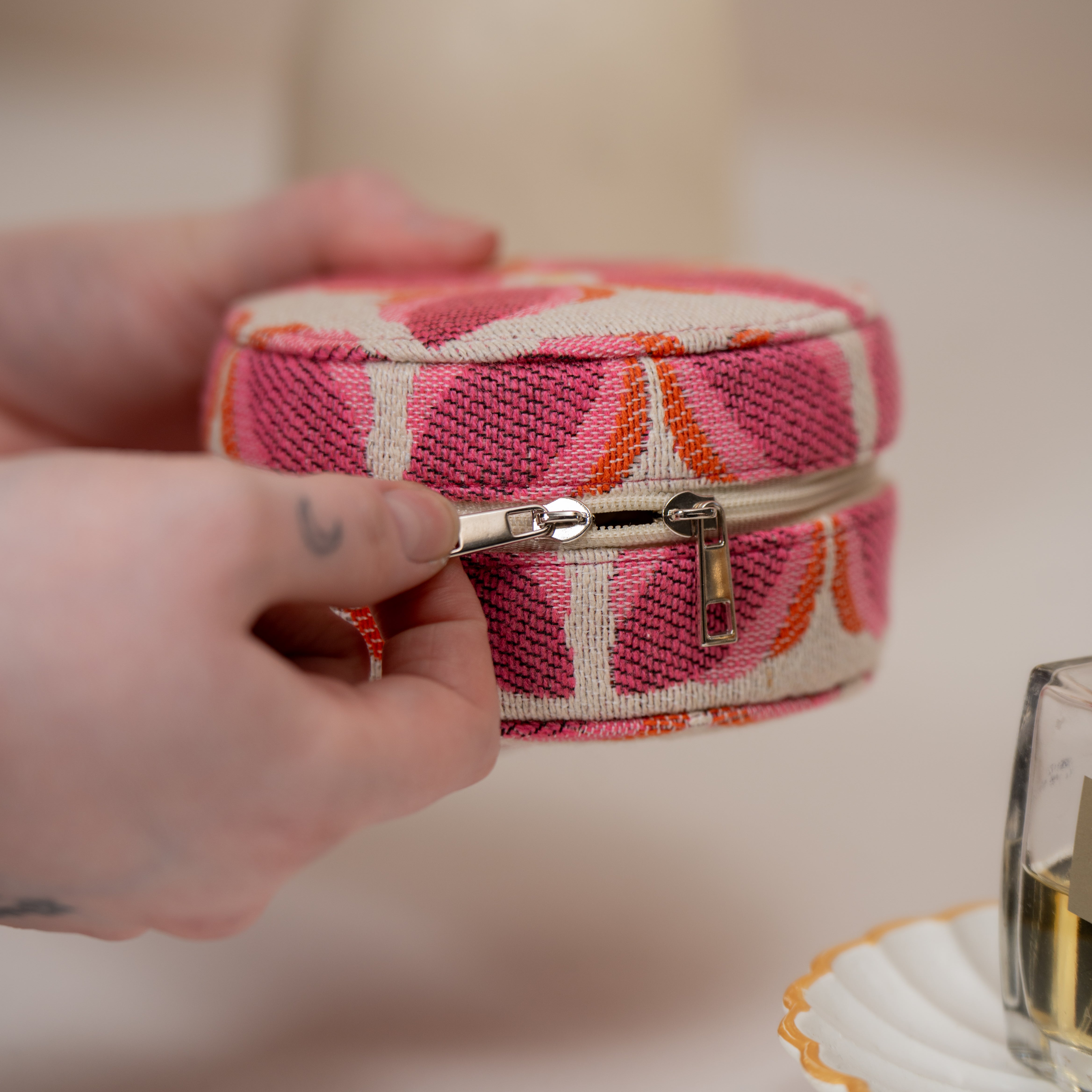 Gulaabo Drum Jewellery Box