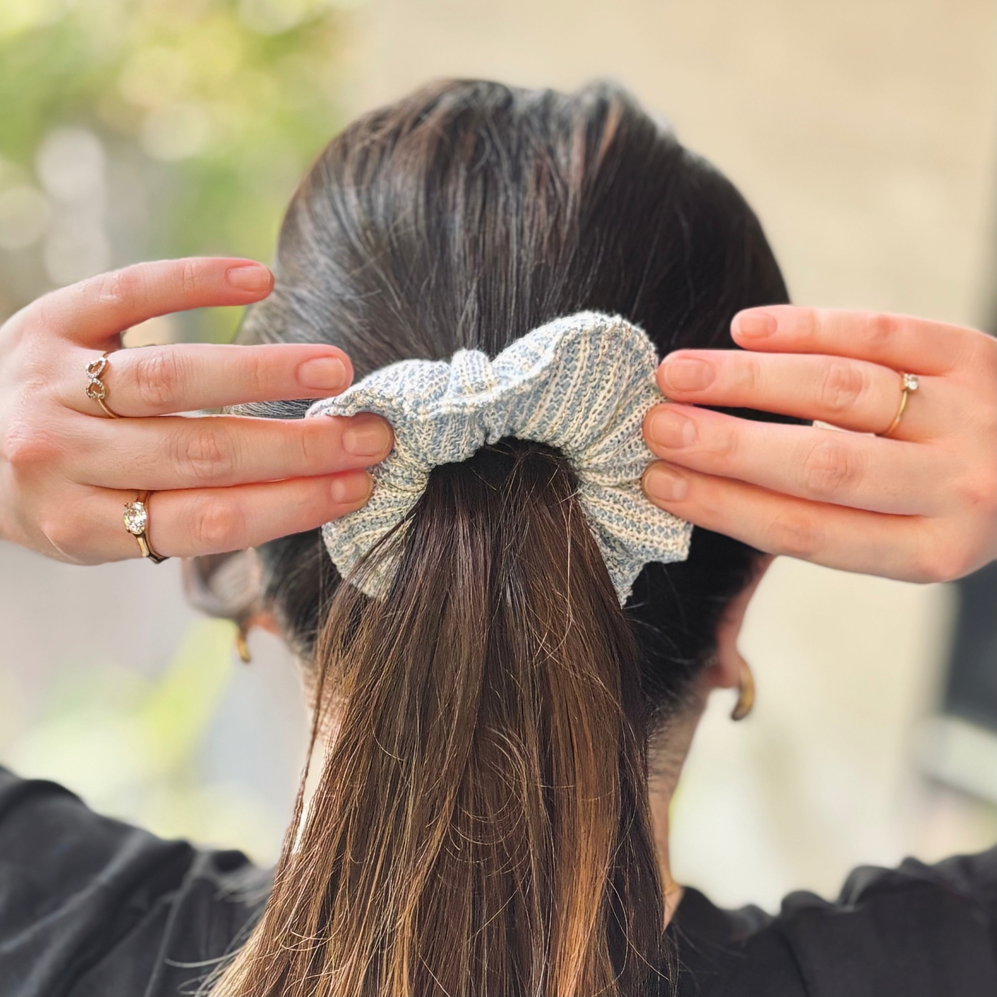 Pastel Bloom Scrunchie Combo