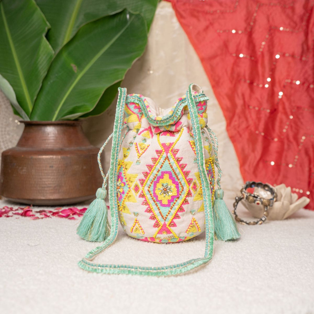 Neon Nakhra Potli Bag