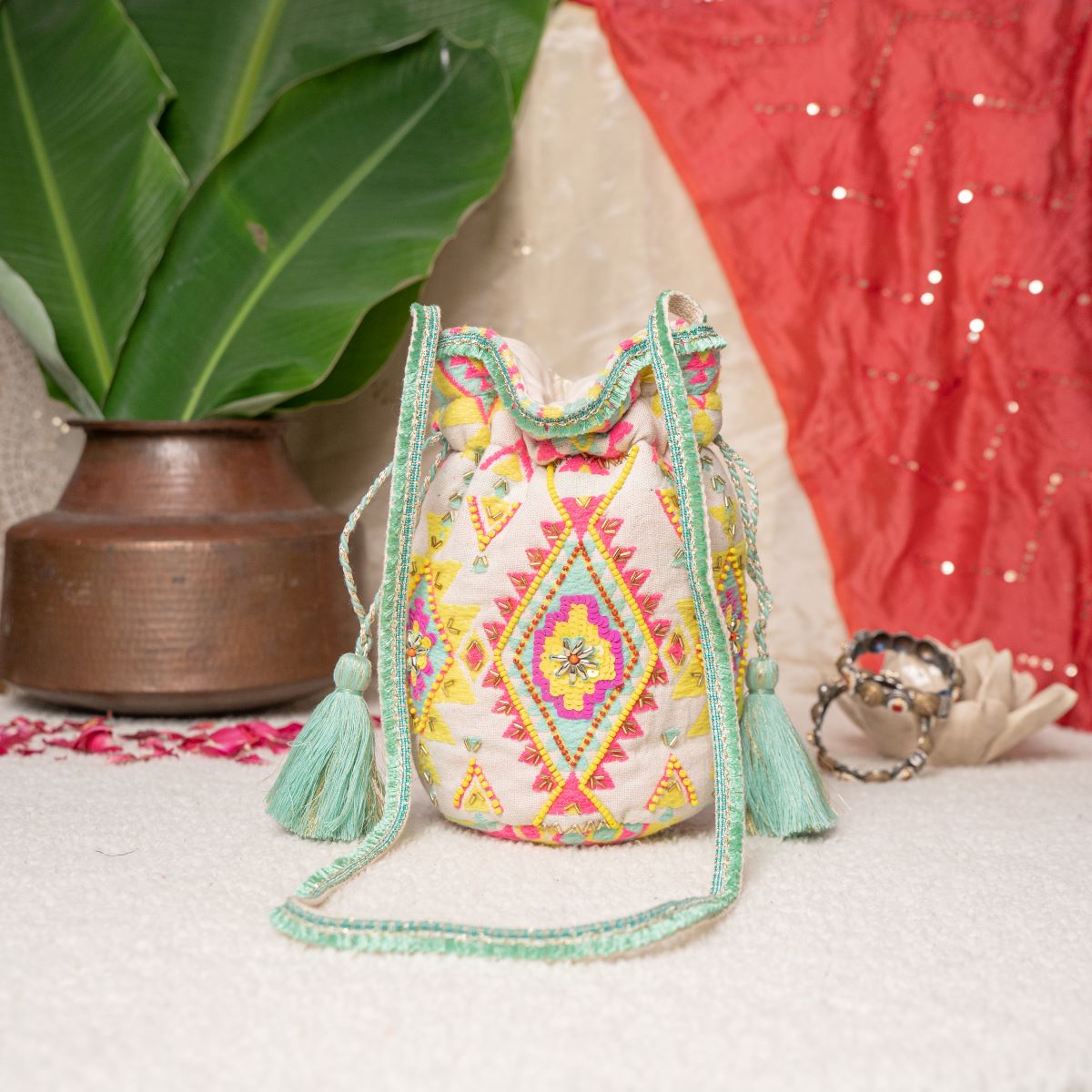 Neon Nakhra Potli Bag