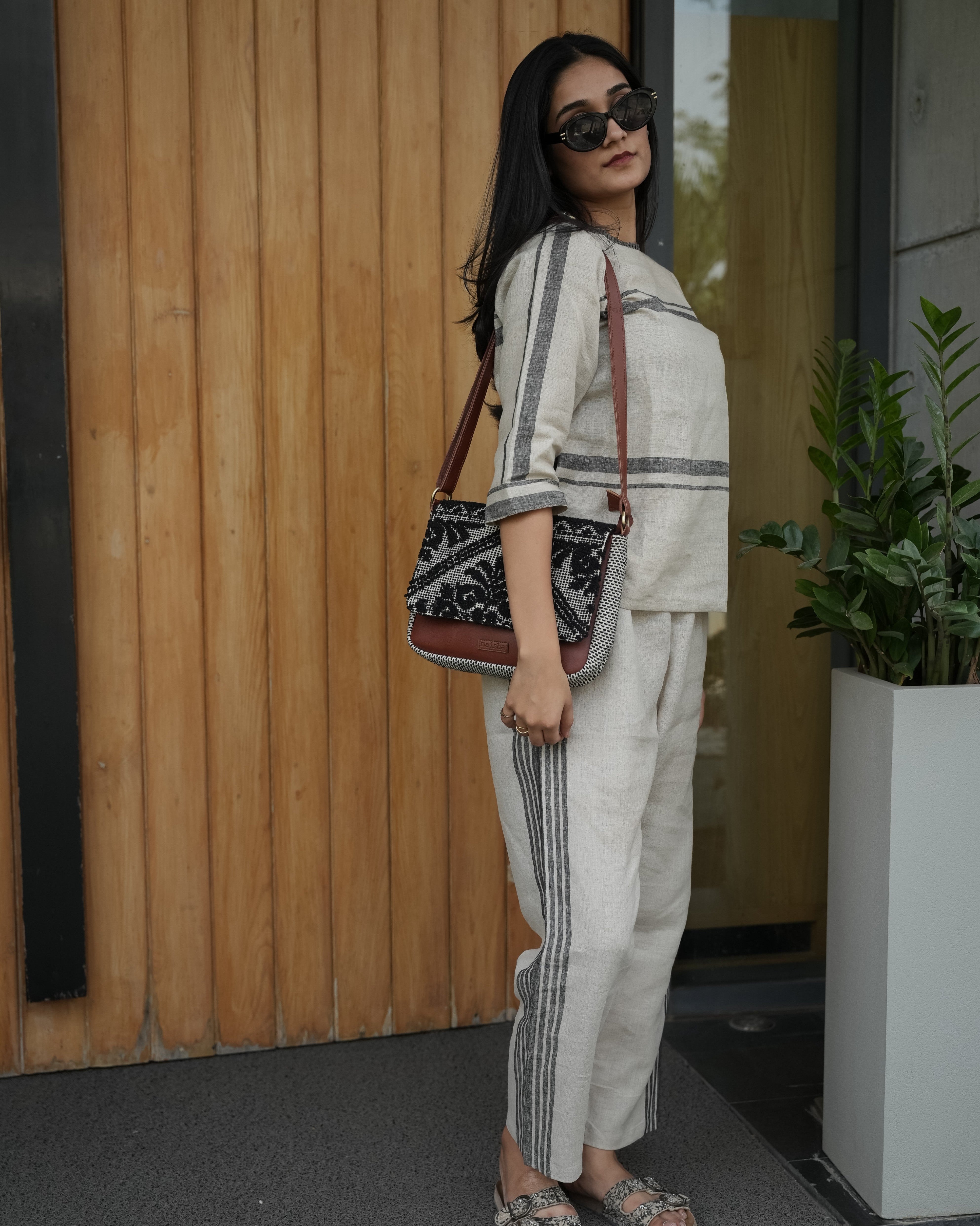 Midnight Bloom Crossbody Bag