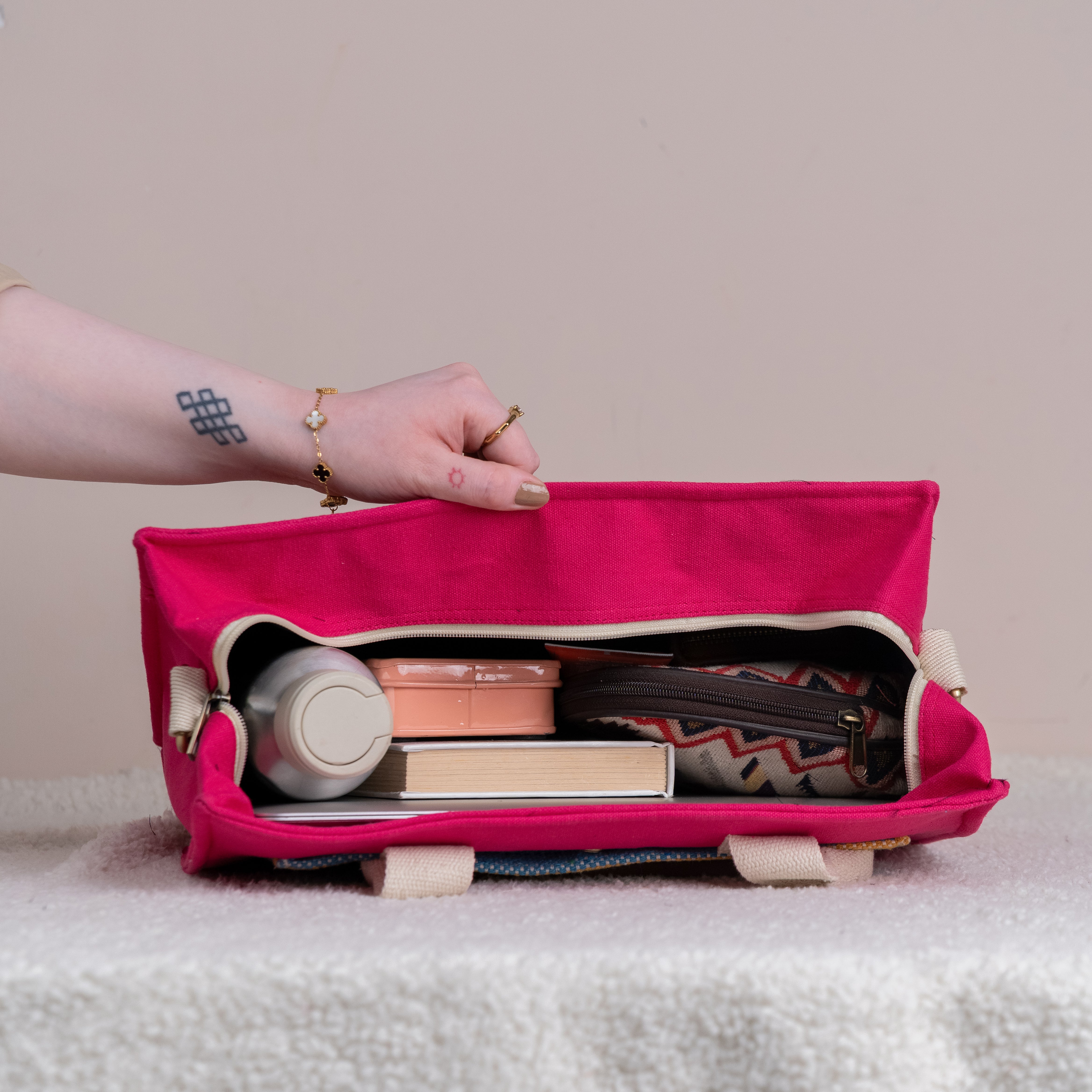 Colourful Remix Canvas Tote Bag