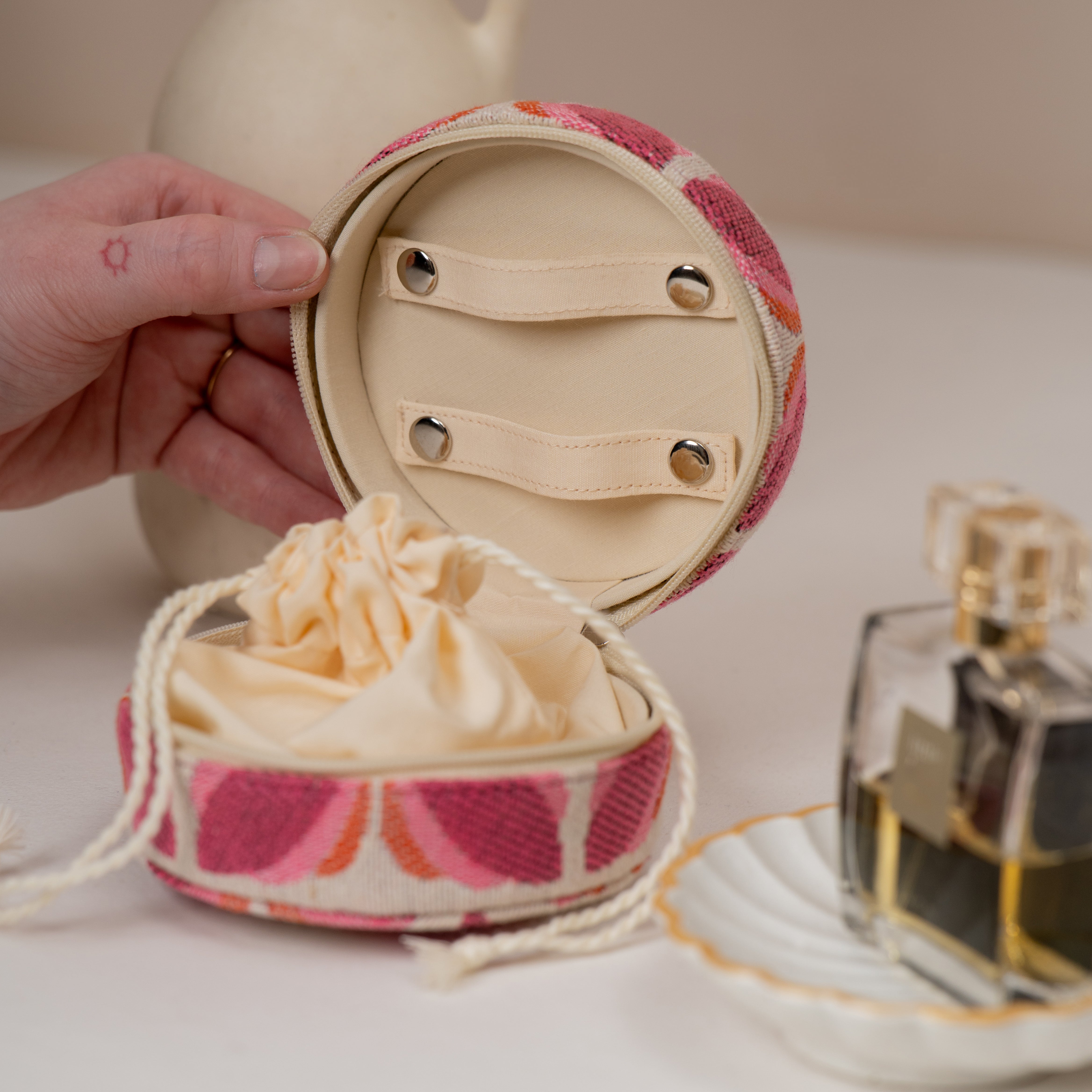 Gulaabo Drum Jewellery Box