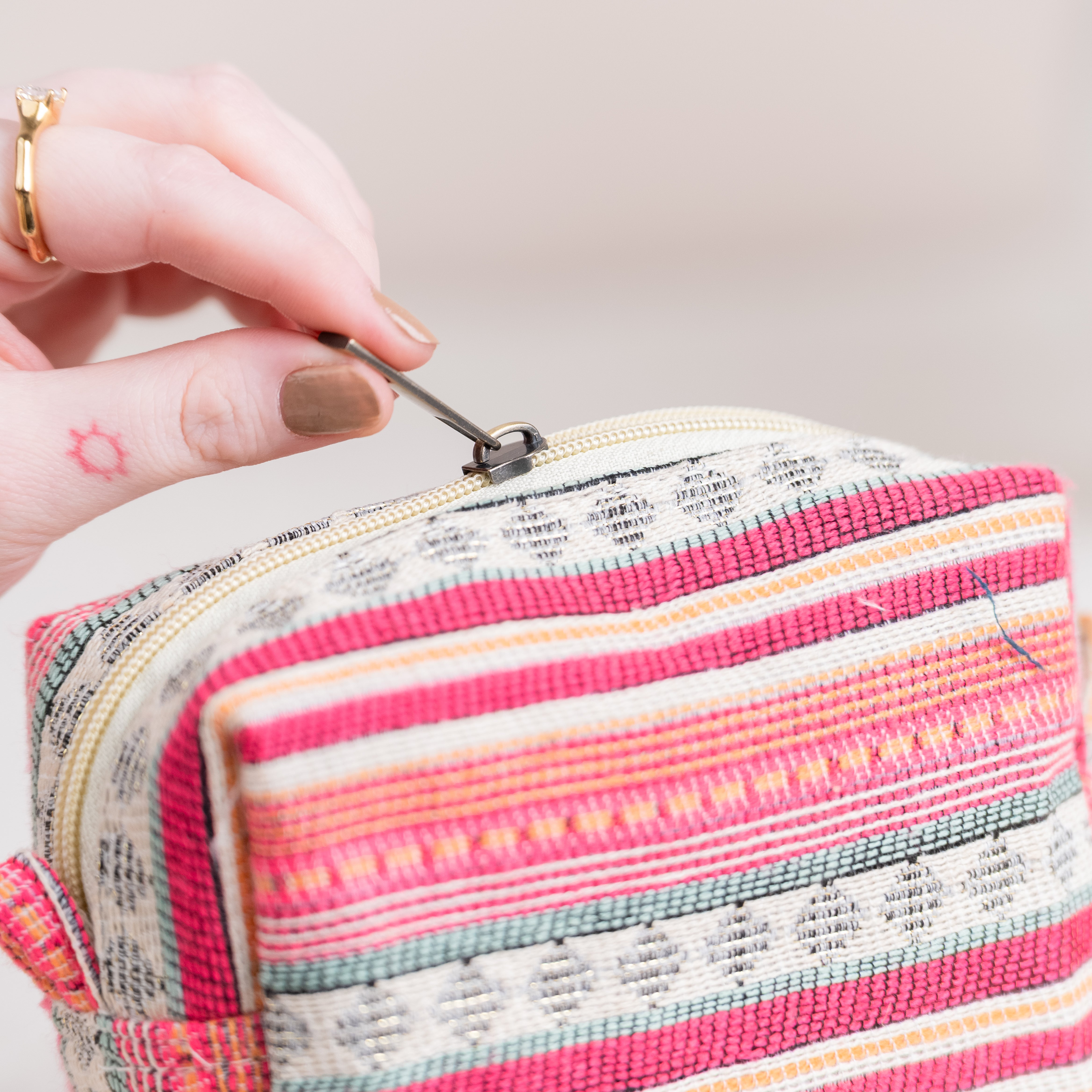 Boho Blush Essential Pouch (Set of 3)