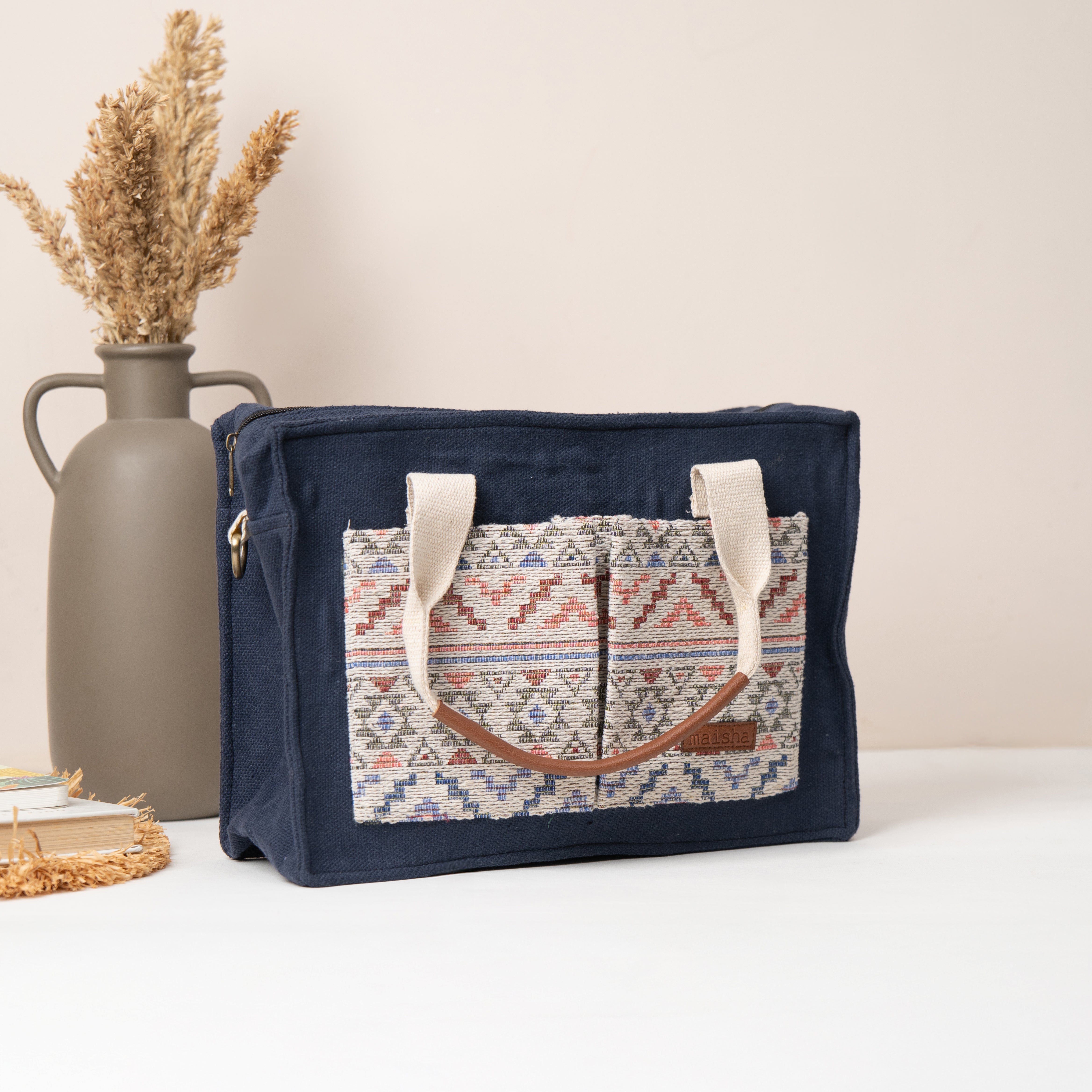 Ice Burst Canvas Tote Bag