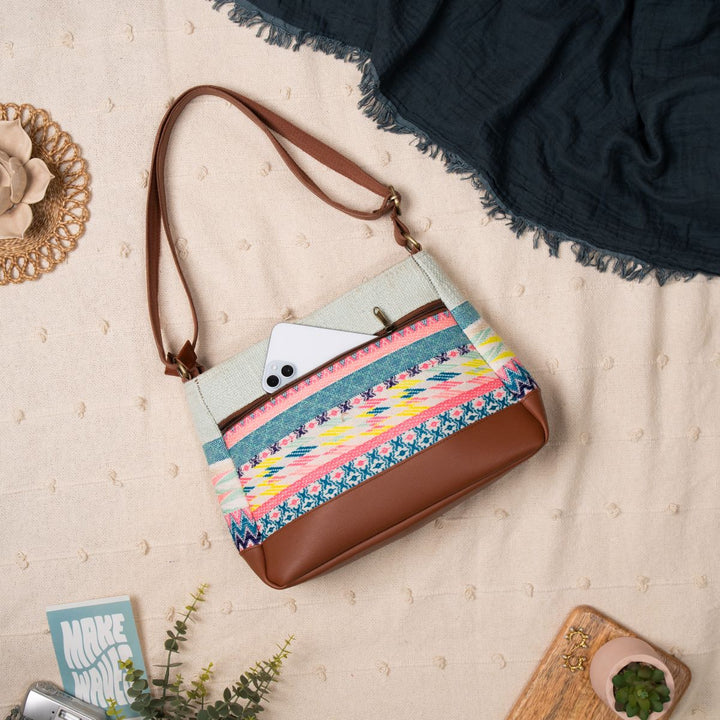 Pastel Rainbow Not So Little Sling Bag