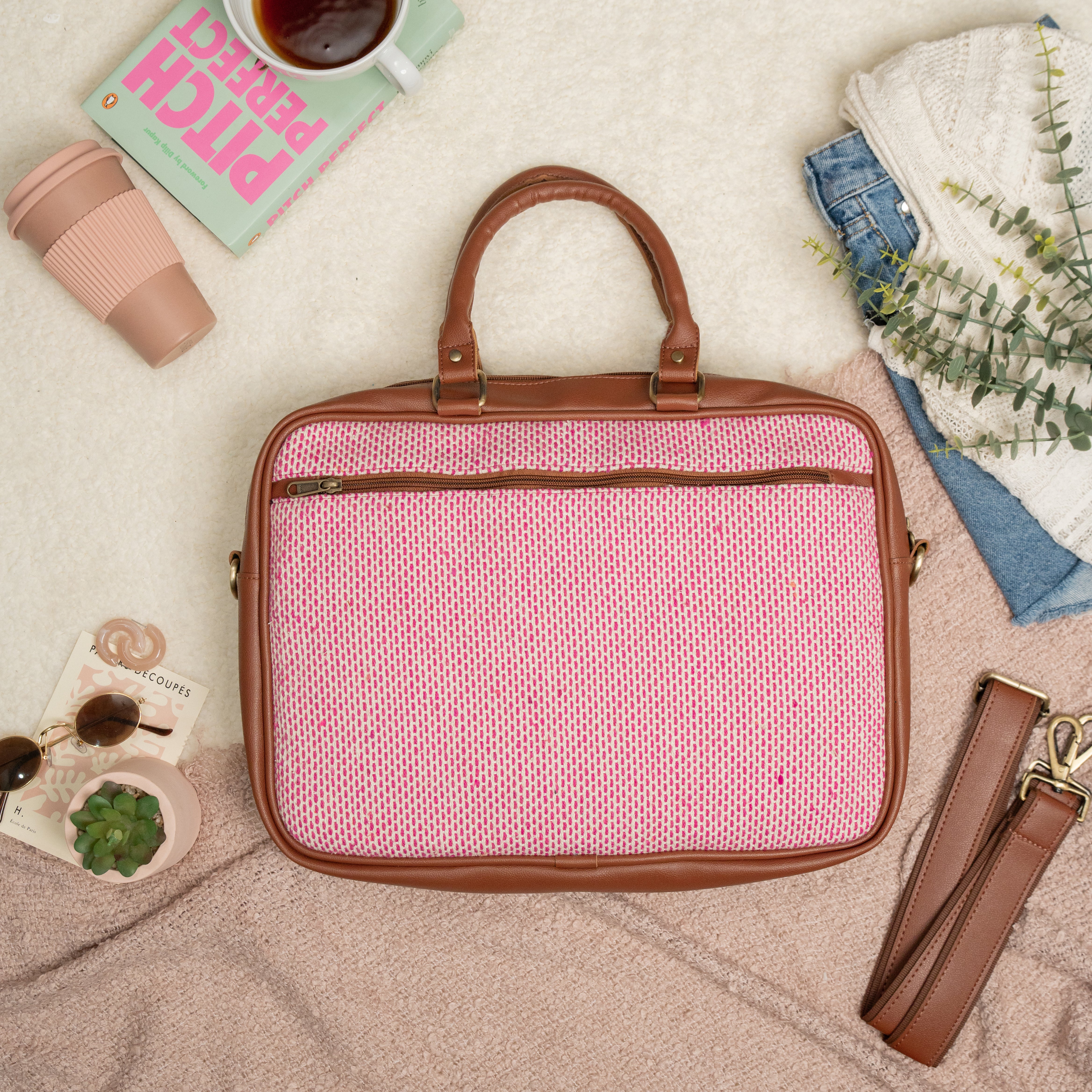 Fushsia Flame Laptop Bag