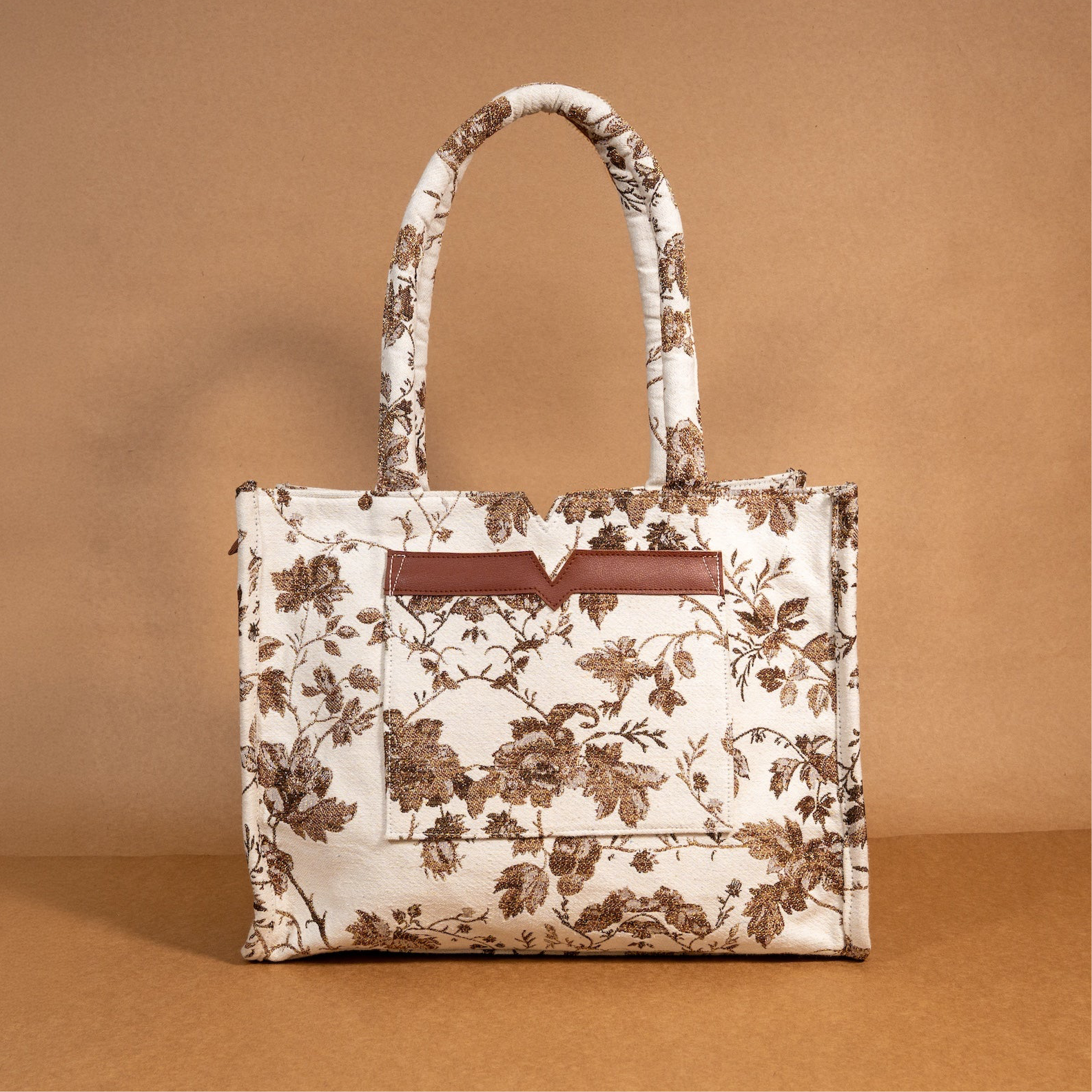 Golden Bloom Box Bag (Large)