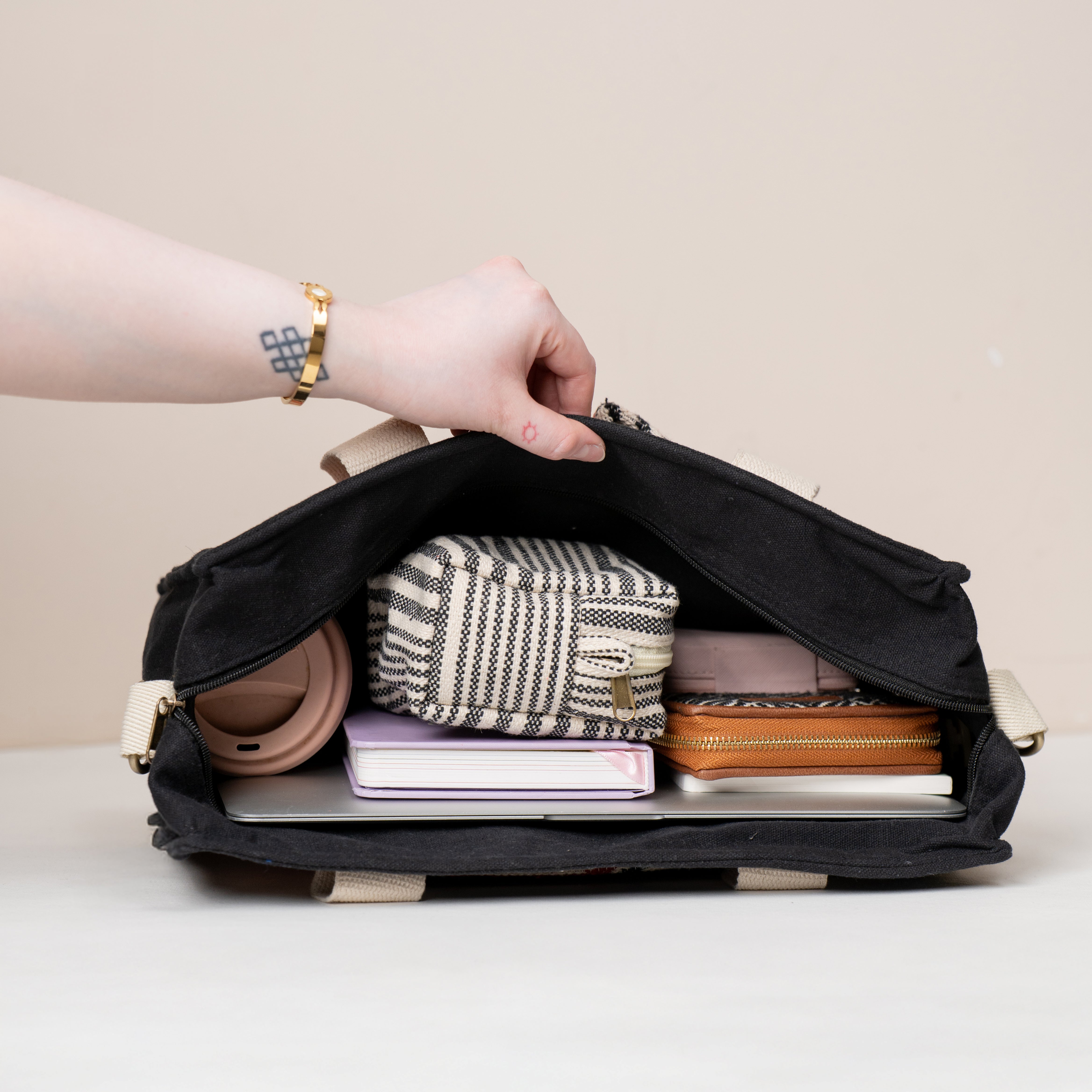 Crimson Charm Canvas Tote Bag