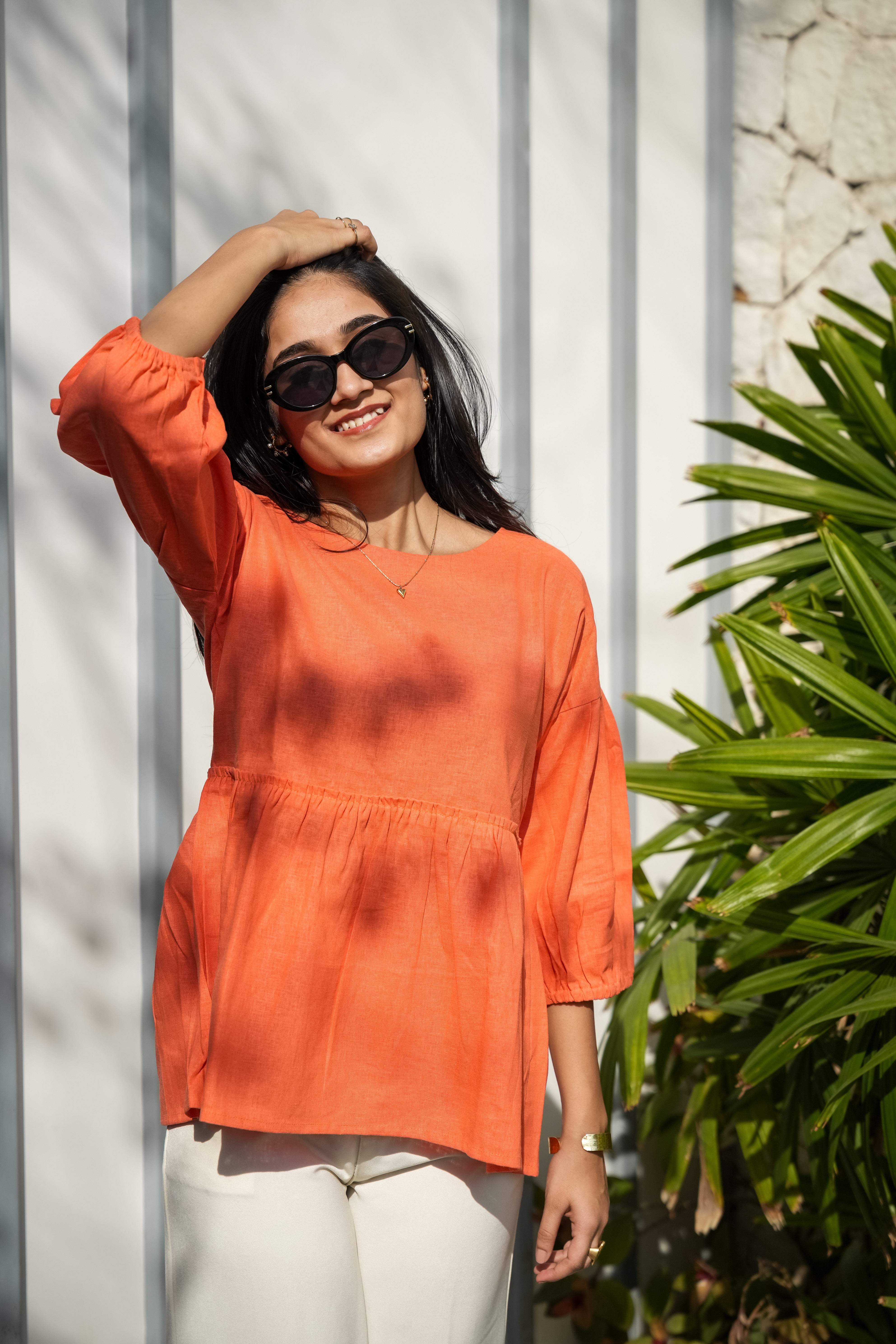 Saffron Serenity Top