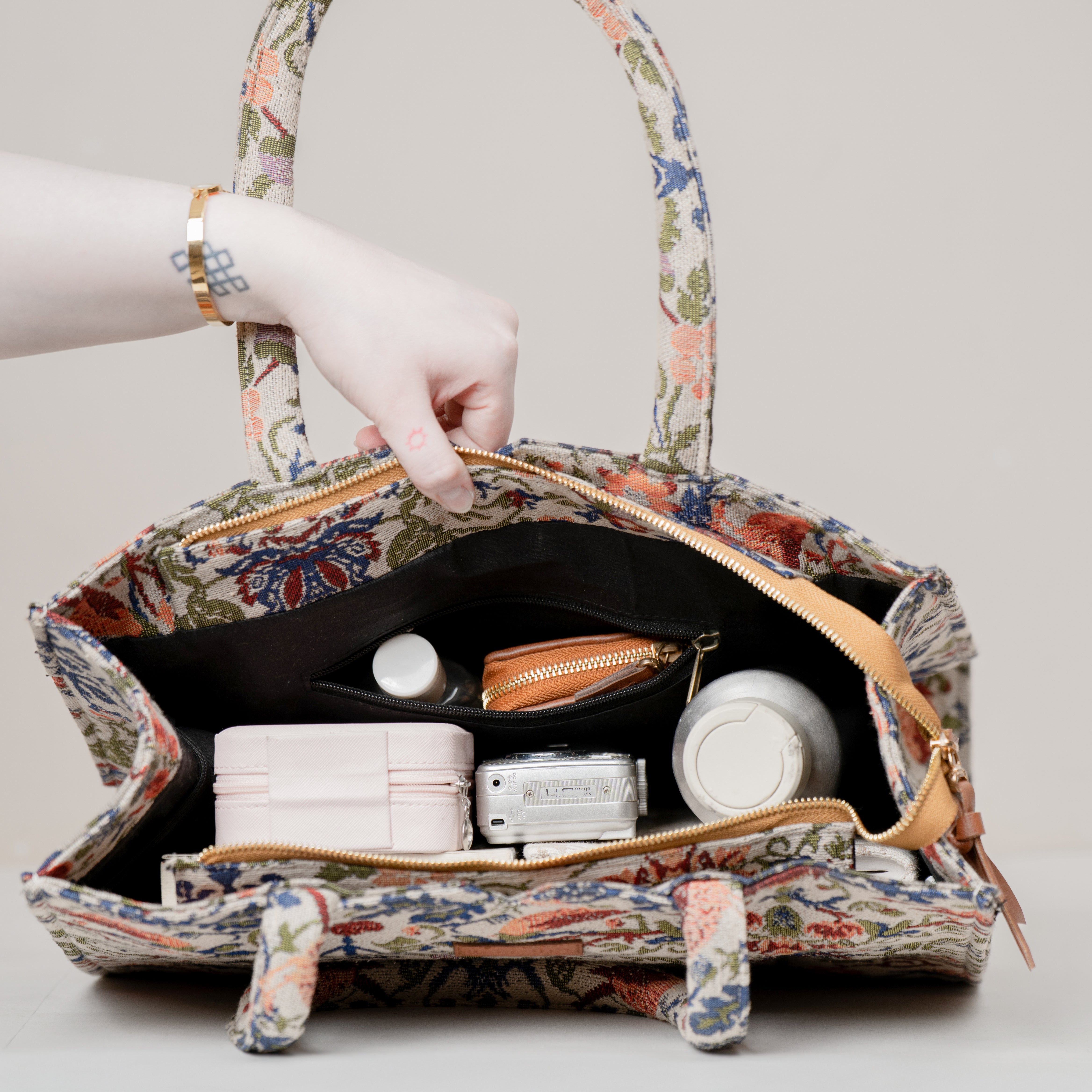 Sundown Bloom  Large Box Bag (LARGE)