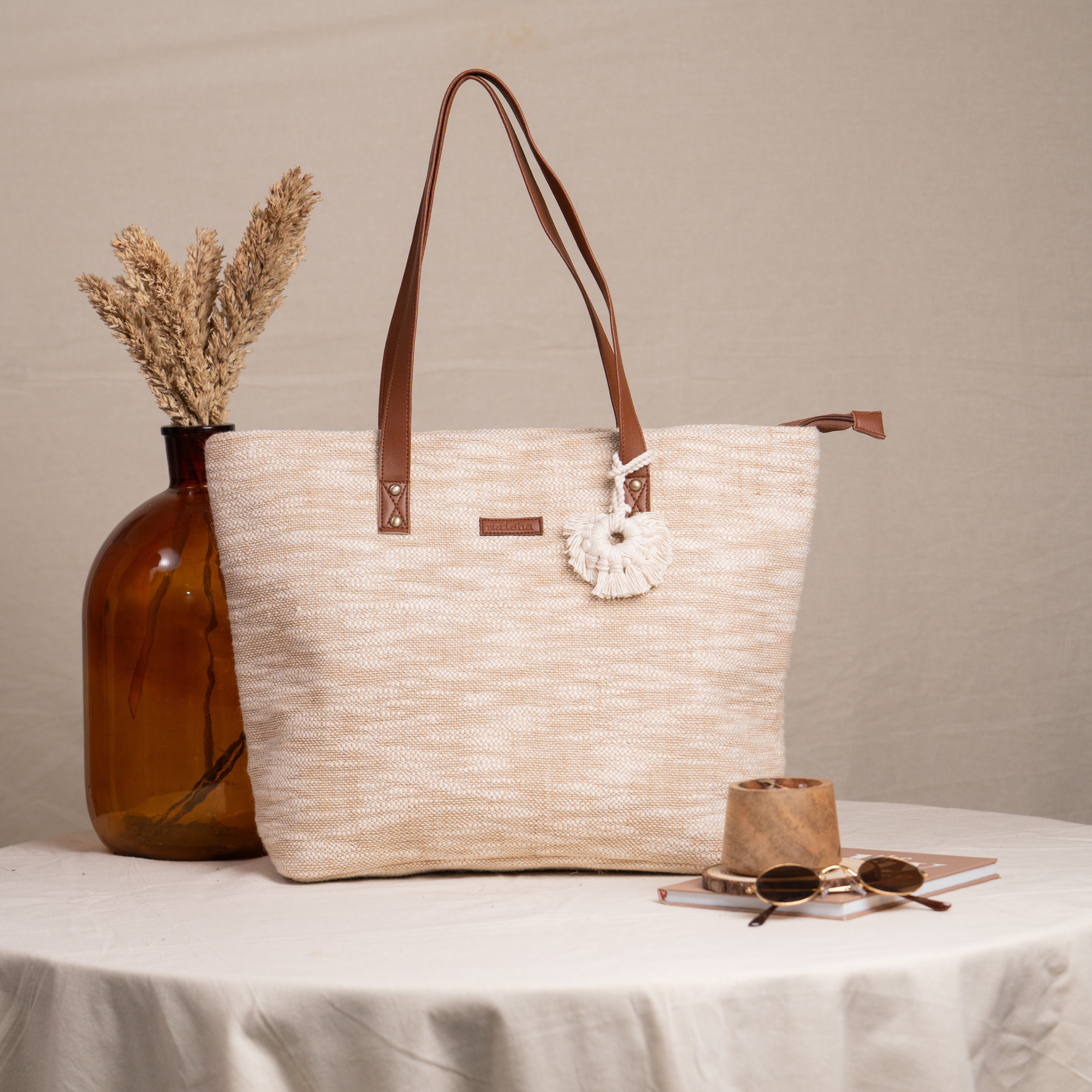 Beige Beauty Everyday Tote