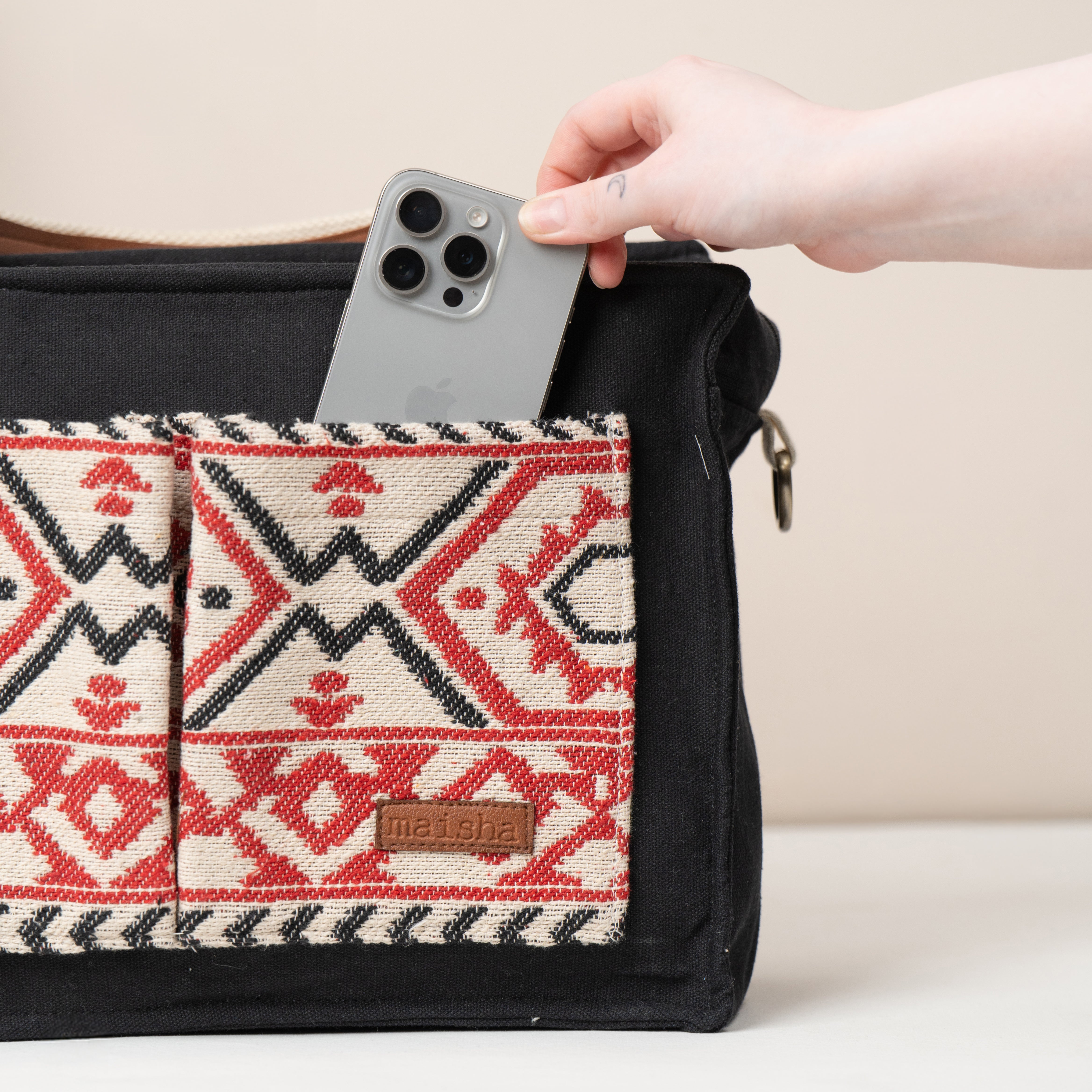 Crimson Charm Canvas Tote Bag