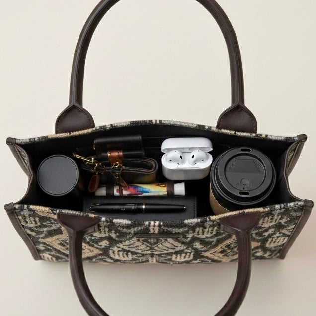 Ikat Ember Box Bag (Medium)