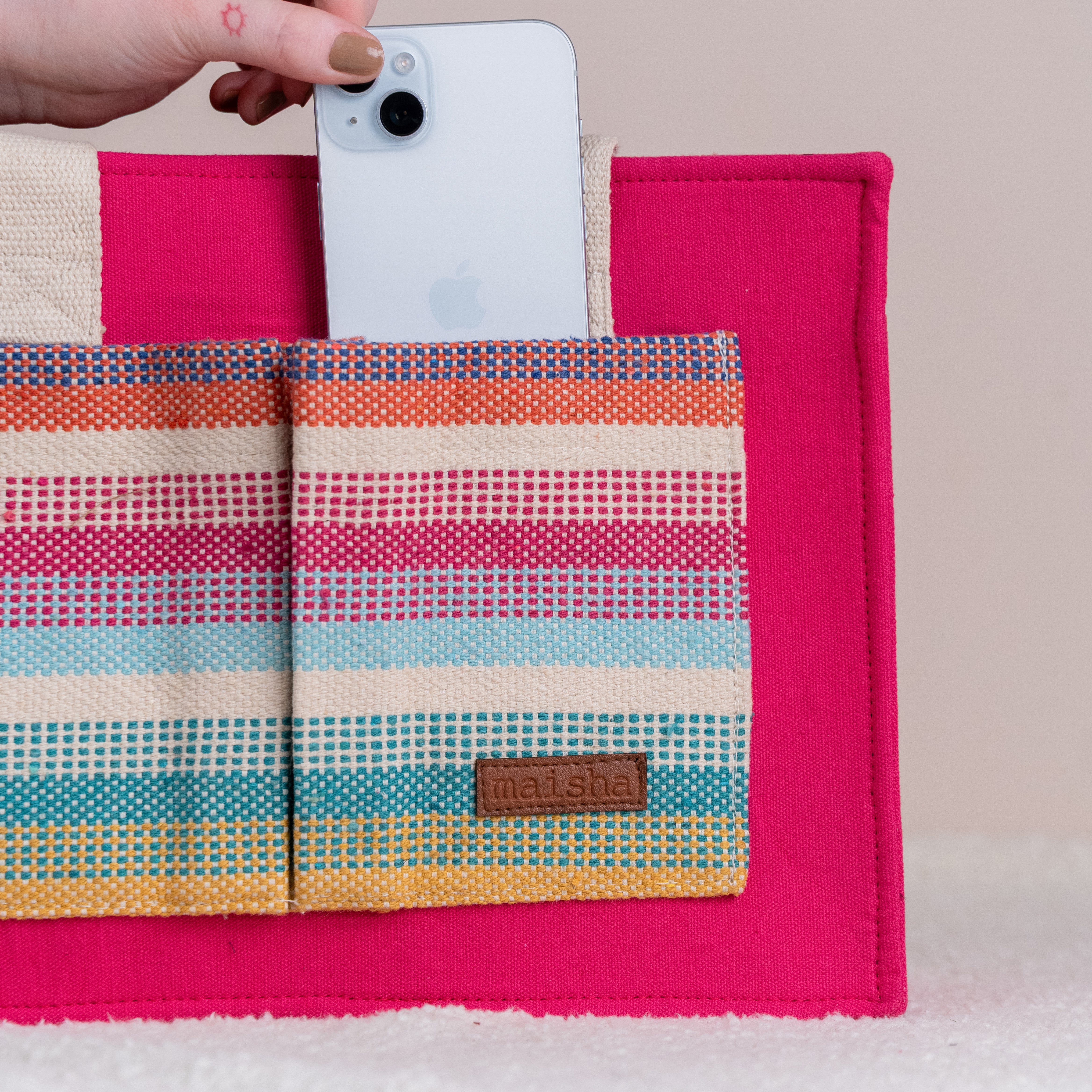 Colourful Remix Canvas Tote Bag