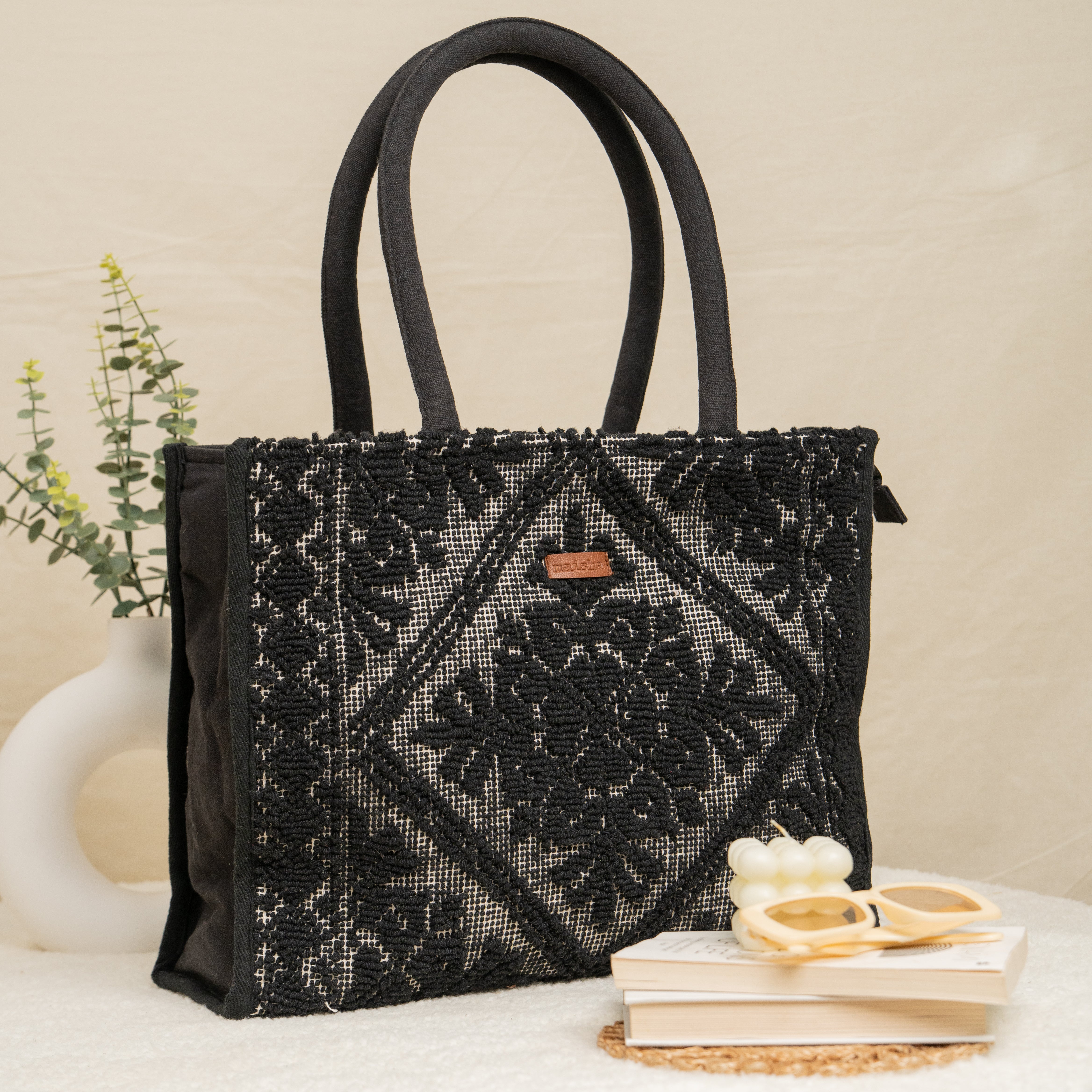 Midnight Bloom Tote Bag