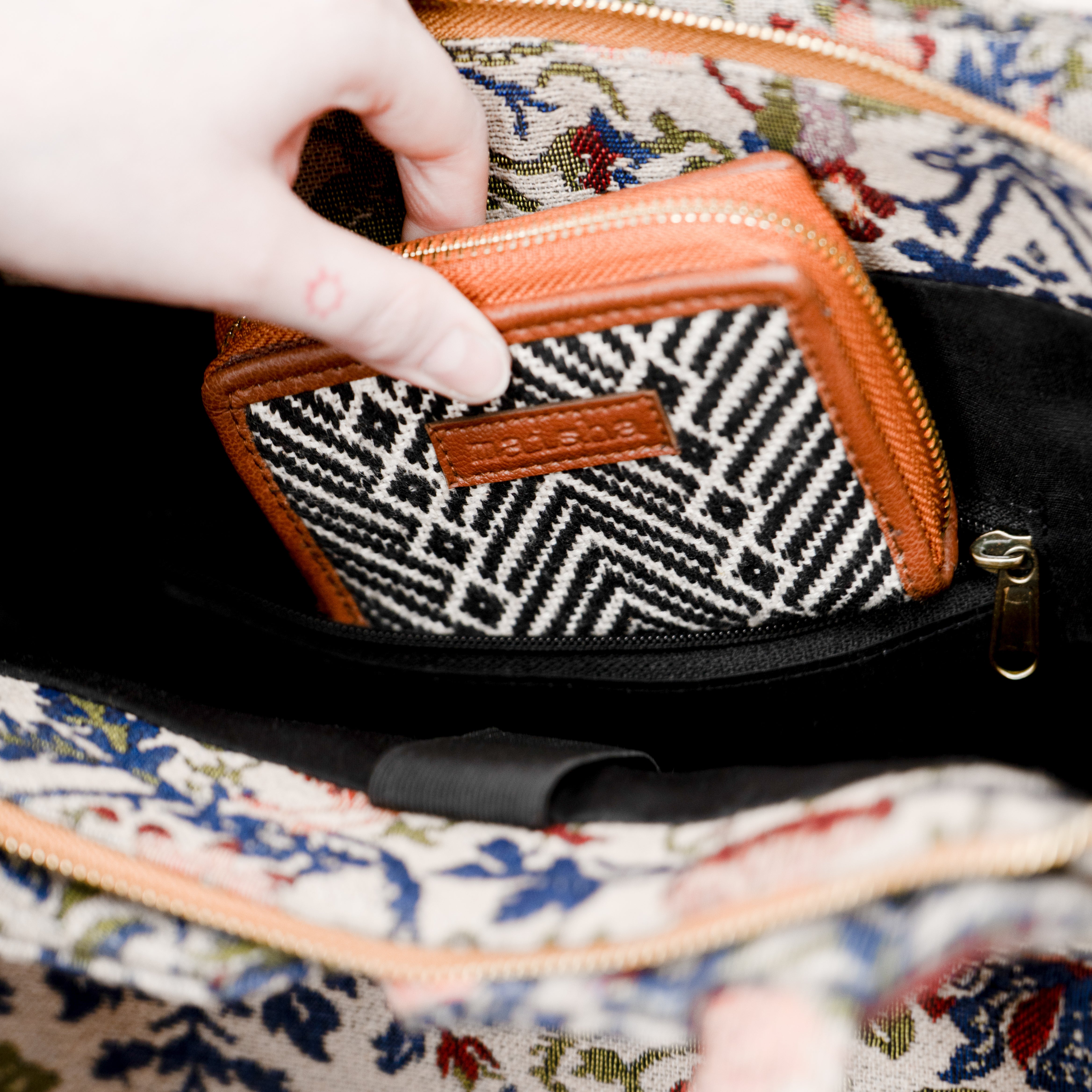 Sundown Bloom  Large Box Bag (LARGE)