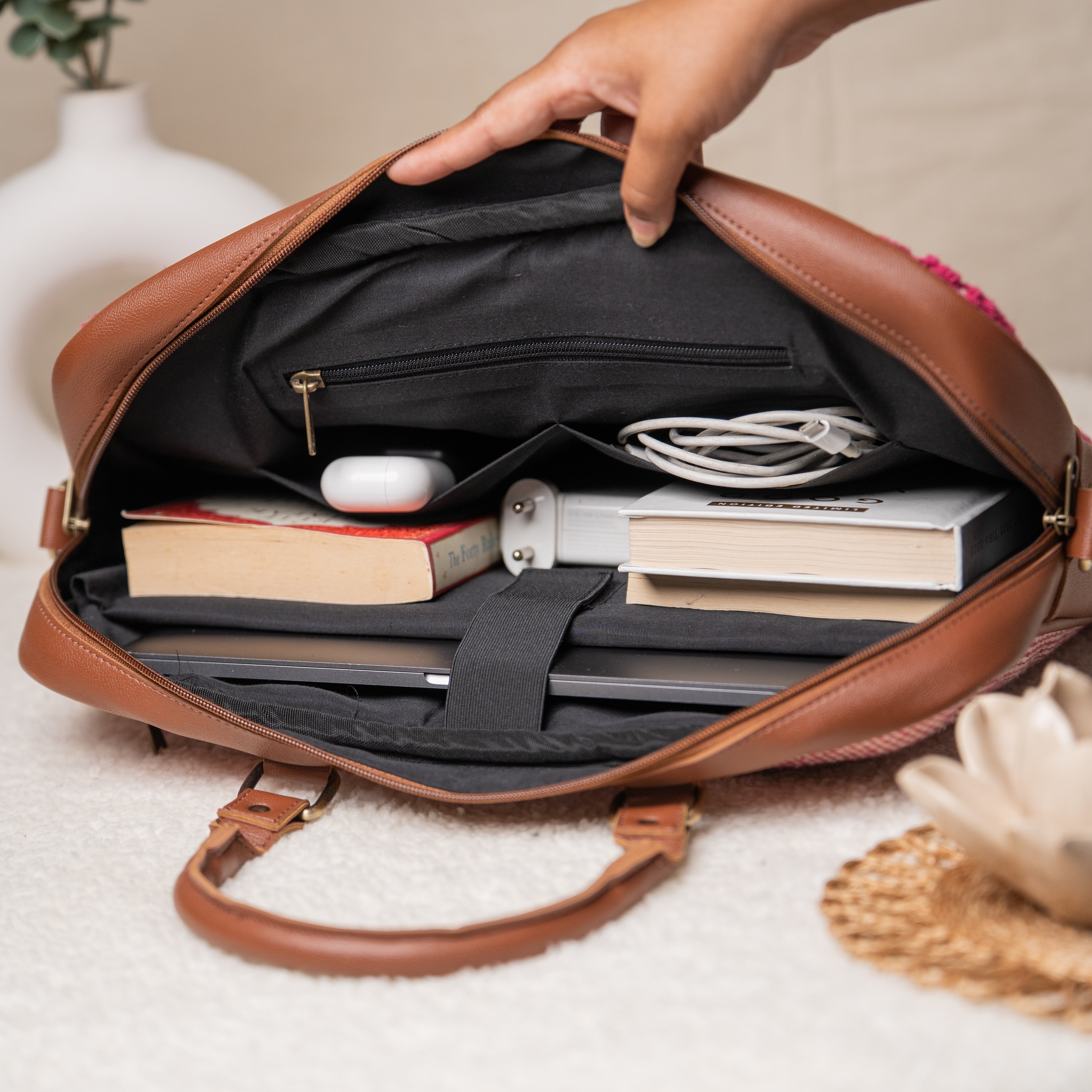 Fushsia Flame Laptop Bag