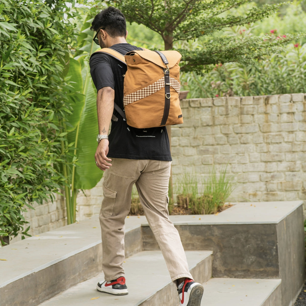 Dusky Brown Unisex Backpack Bag