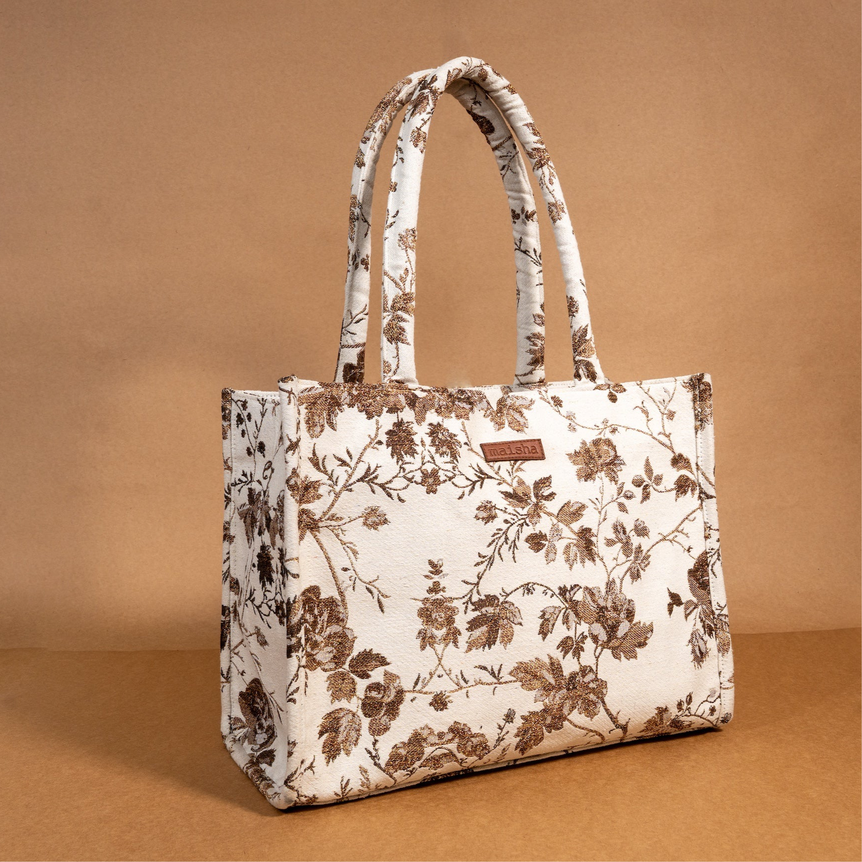 Golden Bloom Box Bag (Large)